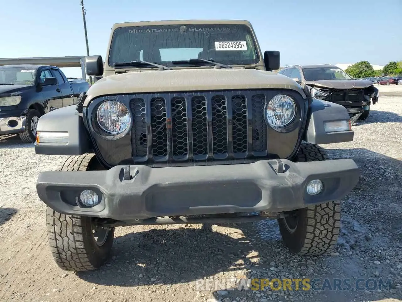 5 Photograph of a damaged car 1C6HJTAG1LL168818 JEEP GLADIATOR 2020