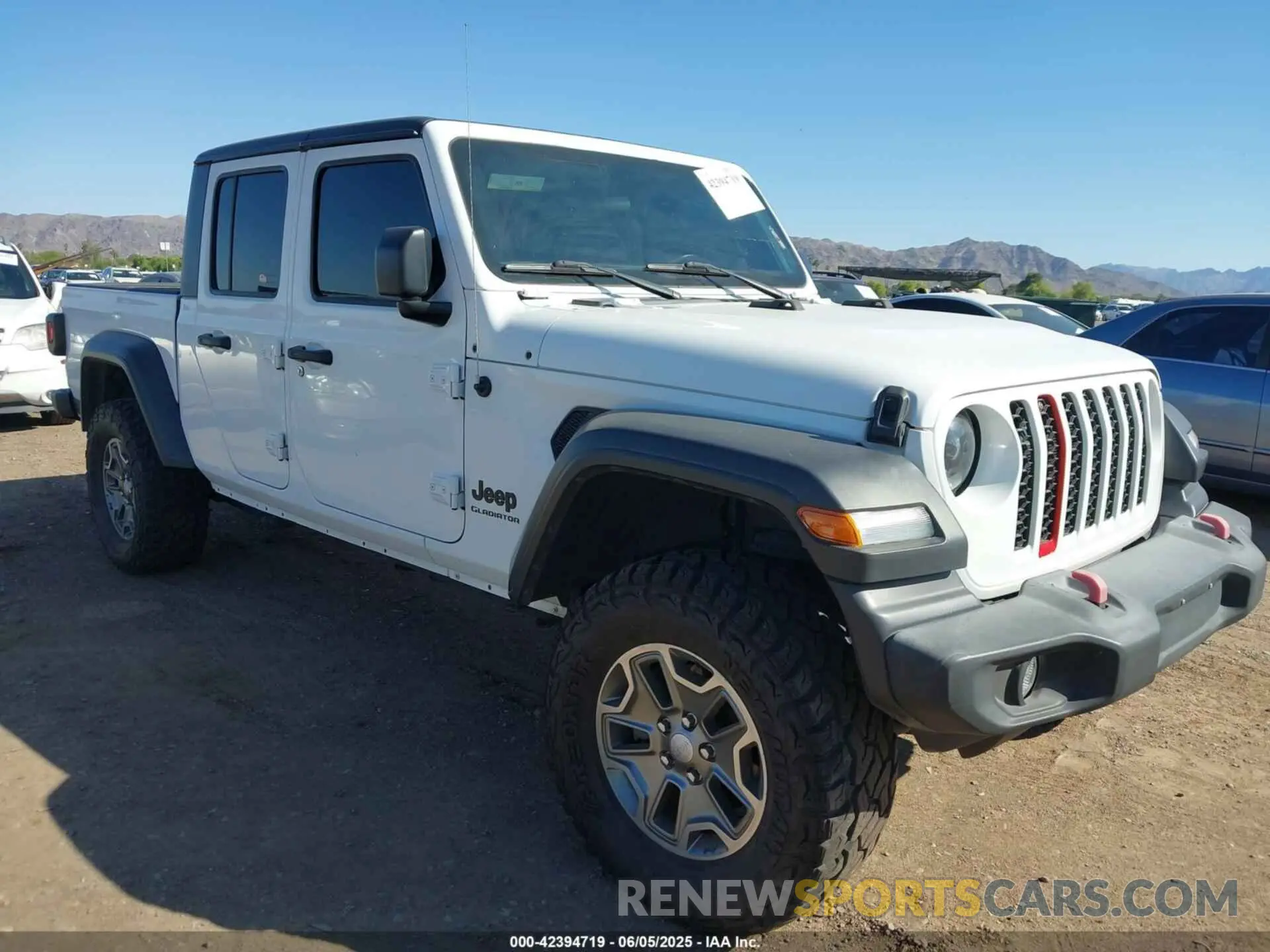 1 Photograph of a damaged car 1C6HJTAG1LL186428 JEEP GLADIATOR 2020