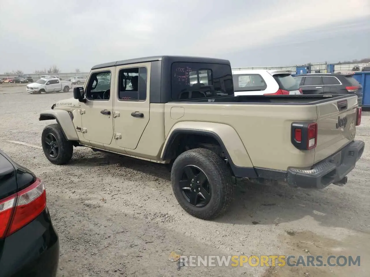 2 Photograph of a damaged car 1C6HJTAG1LL187076 JEEP GLADIATOR 2020