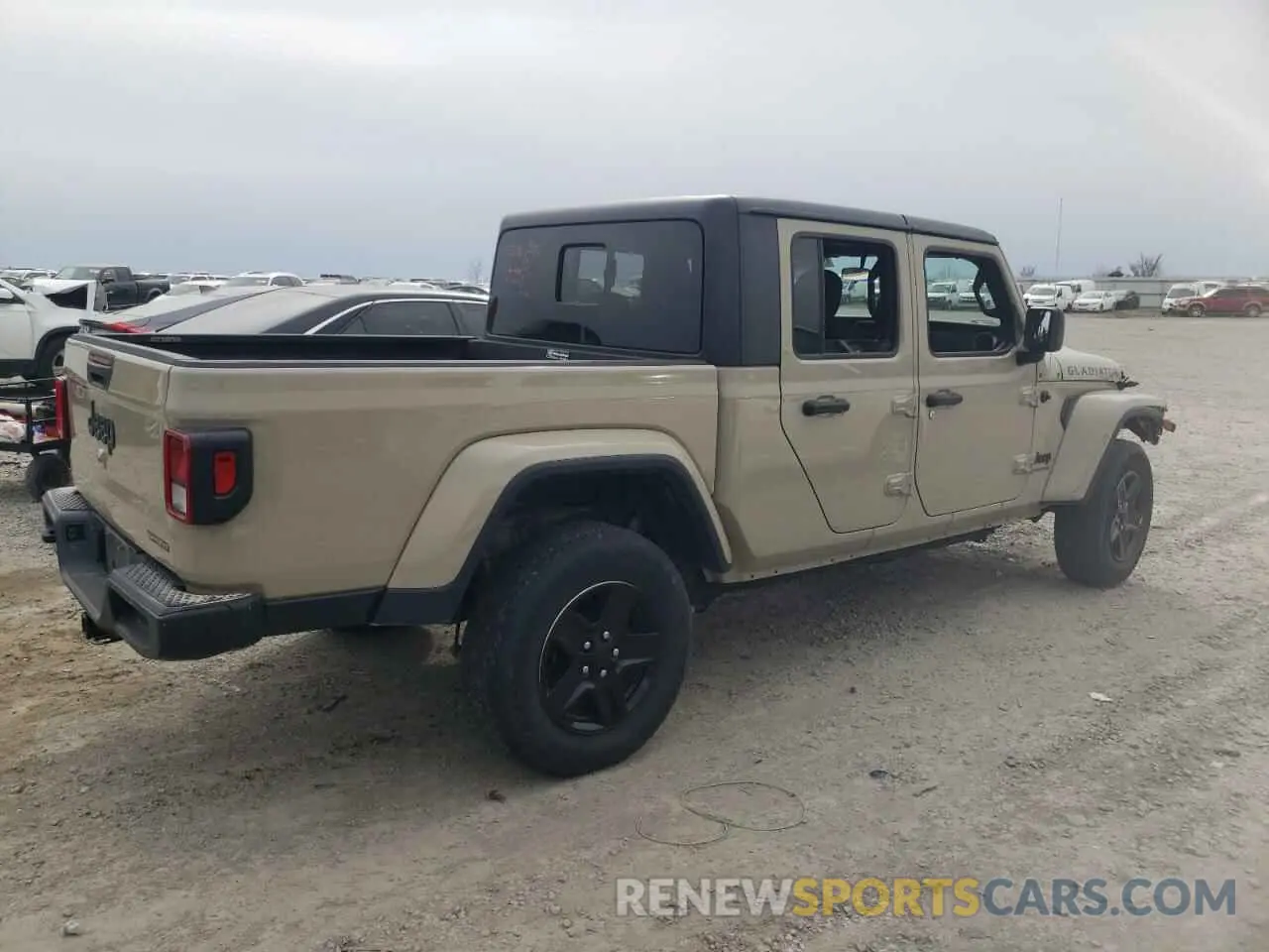3 Photograph of a damaged car 1C6HJTAG1LL187076 JEEP GLADIATOR 2020