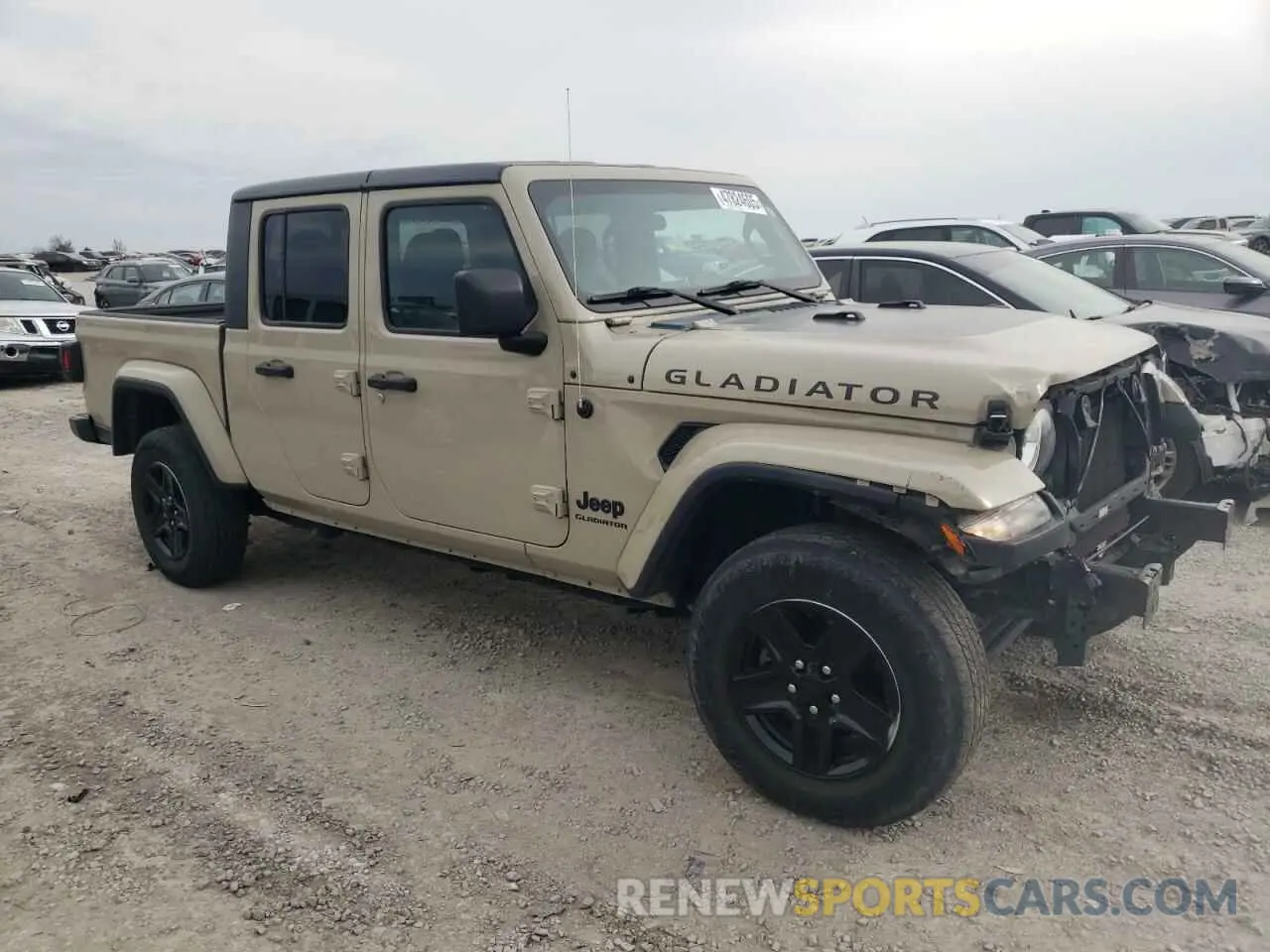 4 Photograph of a damaged car 1C6HJTAG1LL187076 JEEP GLADIATOR 2020