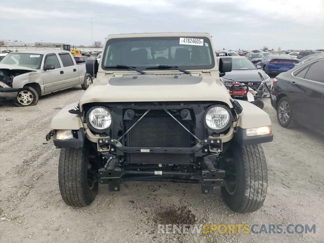5 Photograph of a damaged car 1C6HJTAG1LL187076 JEEP GLADIATOR 2020
