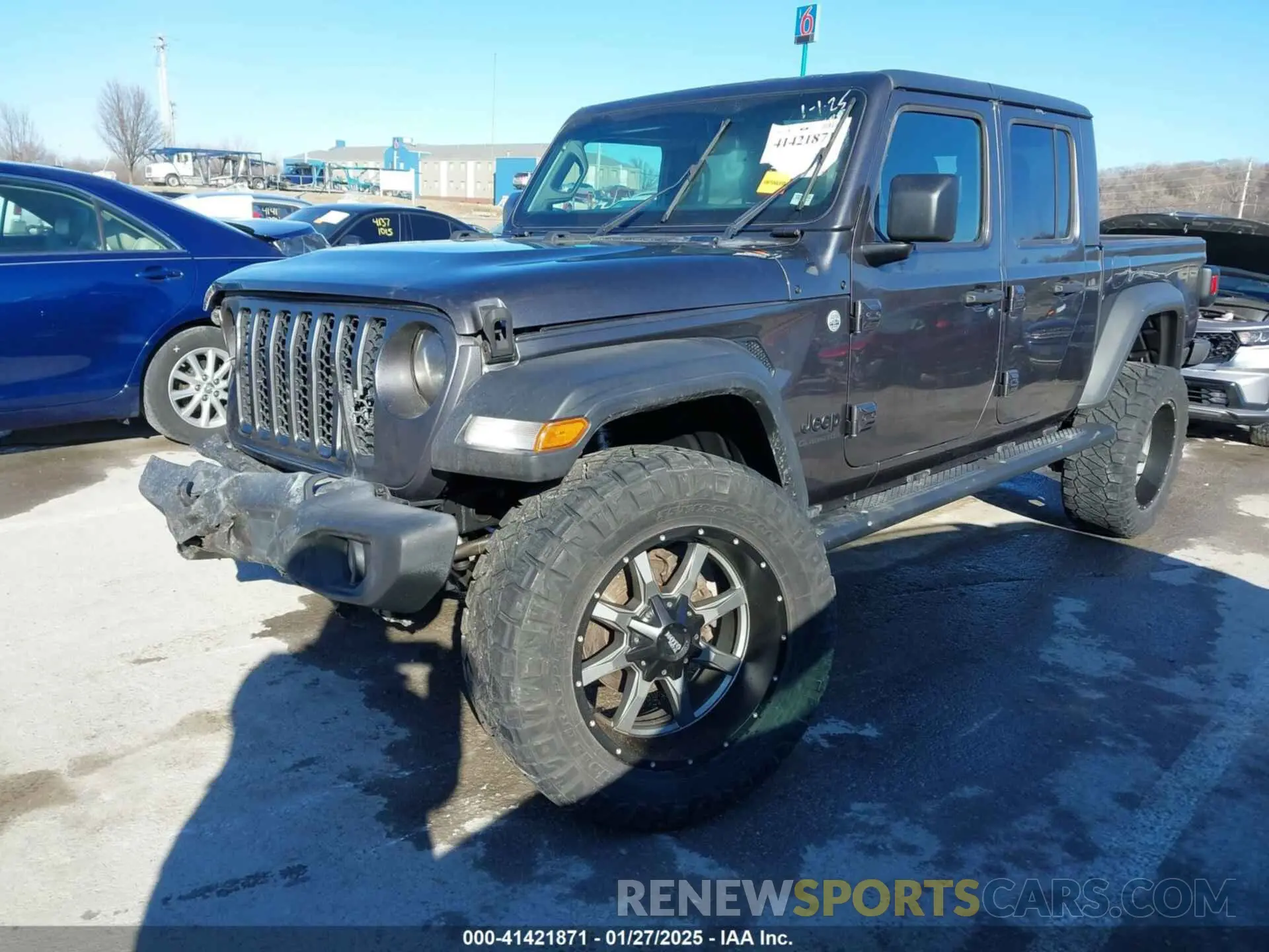 2 Photograph of a damaged car 1C6HJTAG2LL157603 JEEP GLADIATOR 2020