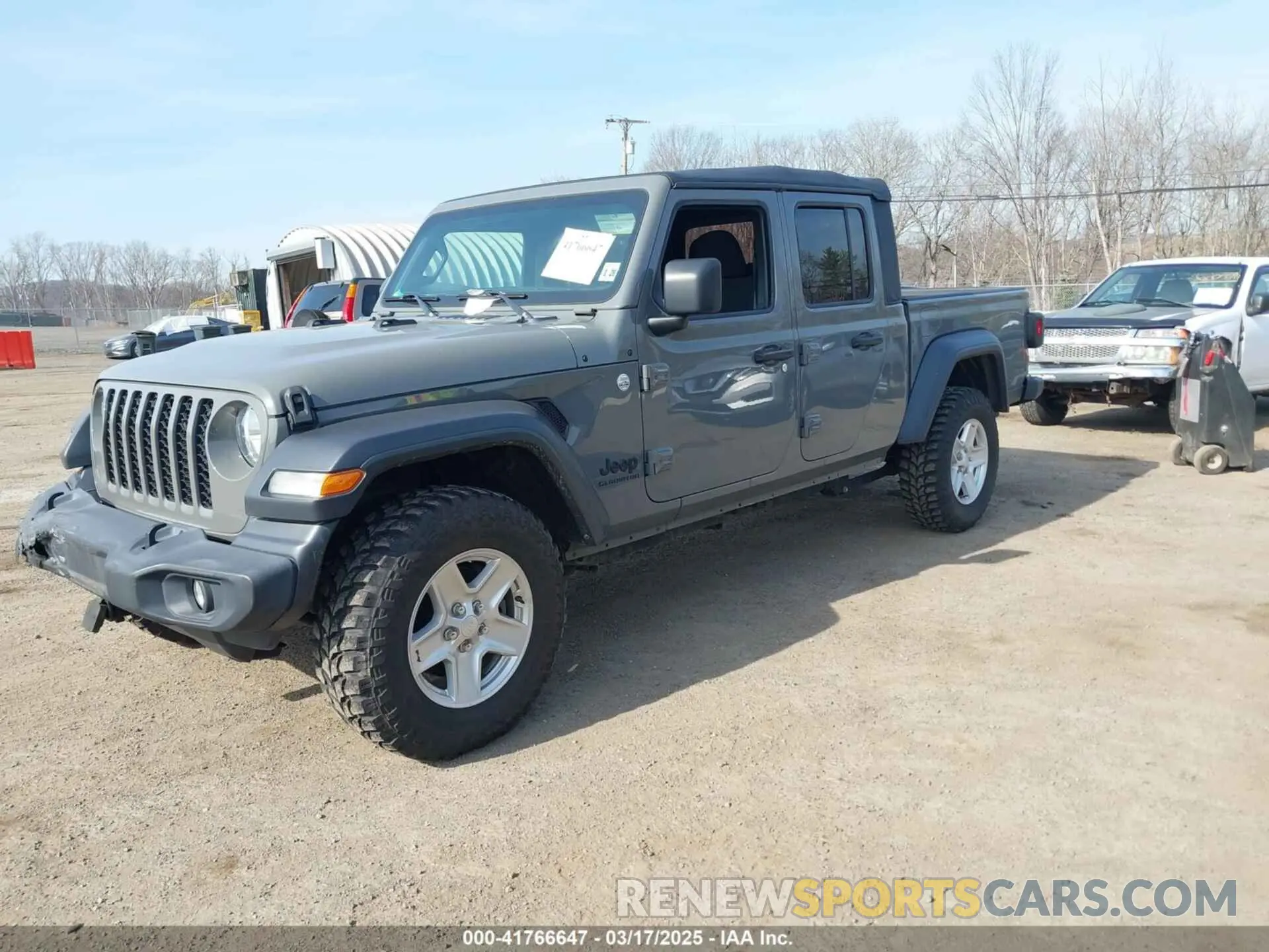 2 Photograph of a damaged car 1C6HJTAG2LL157701 JEEP GLADIATOR 2020