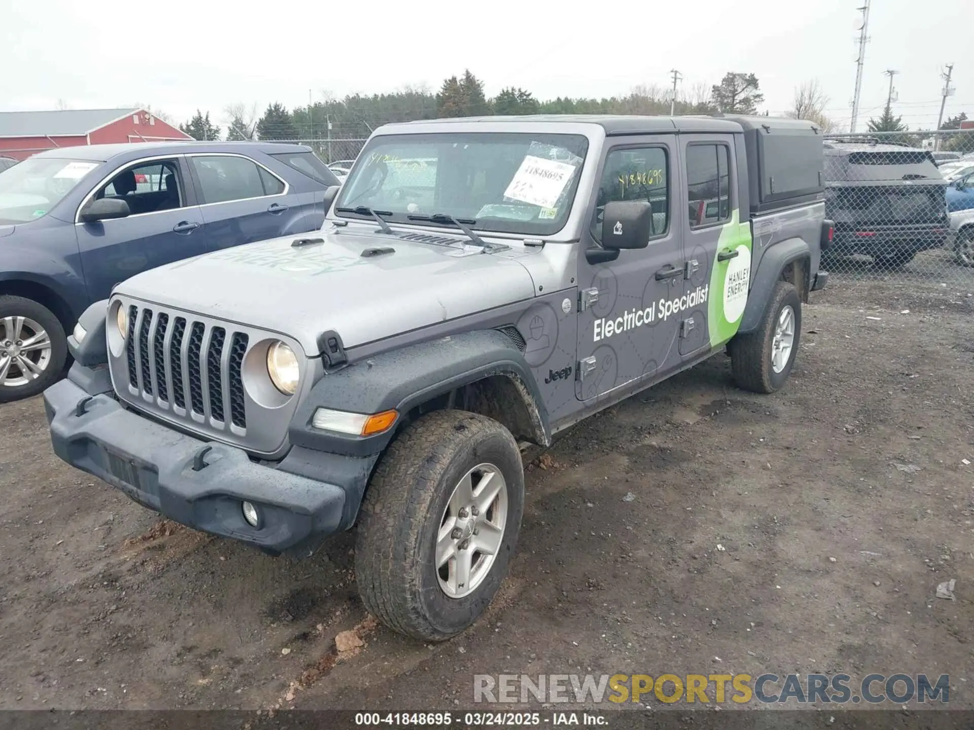 2 Photograph of a damaged car 1C6HJTAG2LL175020 JEEP GLADIATOR 2020