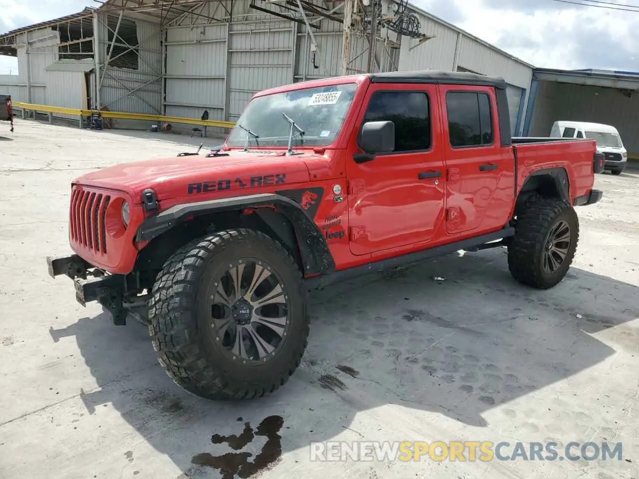 1 Photograph of a damaged car 1C6HJTAG3LL147811 JEEP GLADIATOR 2020