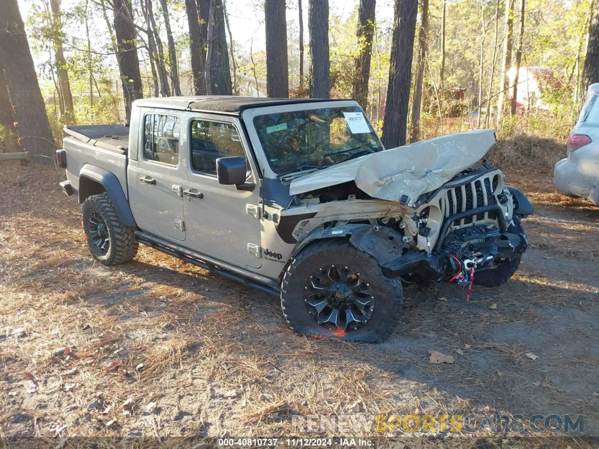 1 Photograph of a damaged car 1C6HJTAG3LL161062 JEEP GLADIATOR 2020