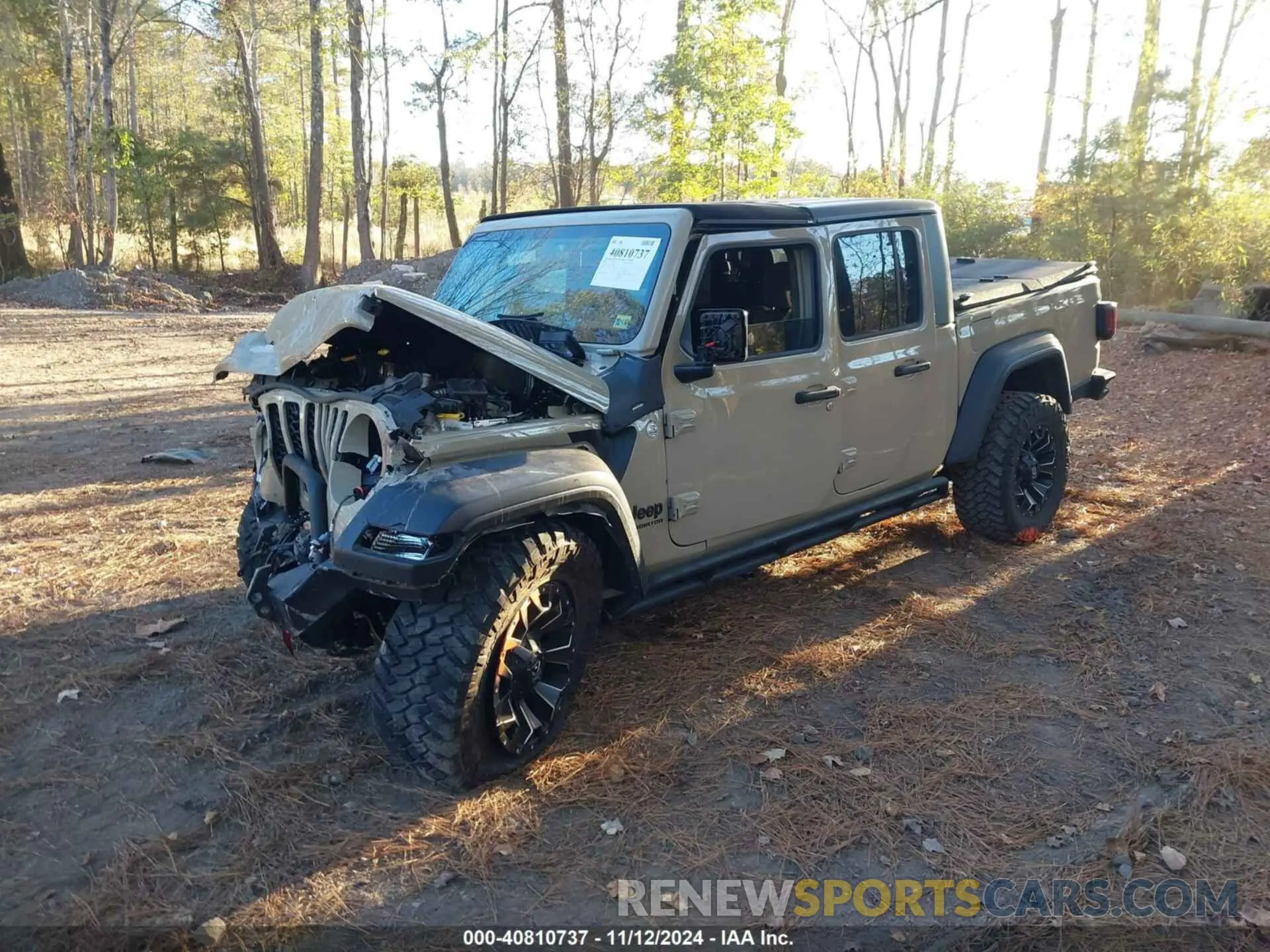 2 Photograph of a damaged car 1C6HJTAG3LL161062 JEEP GLADIATOR 2020