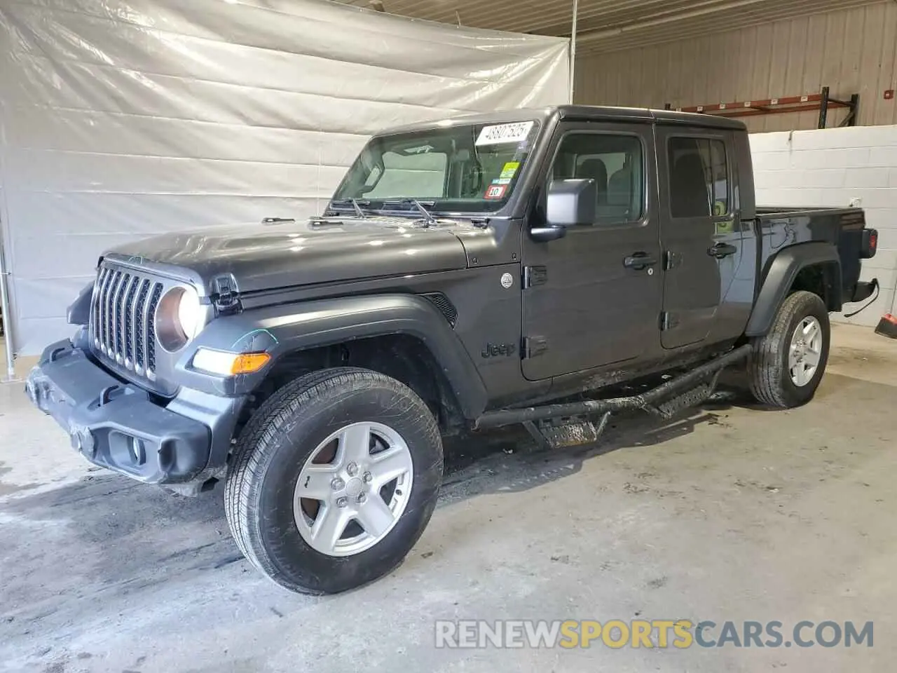 1 Photograph of a damaged car 1C6HJTAG3LL161496 JEEP GLADIATOR 2020
