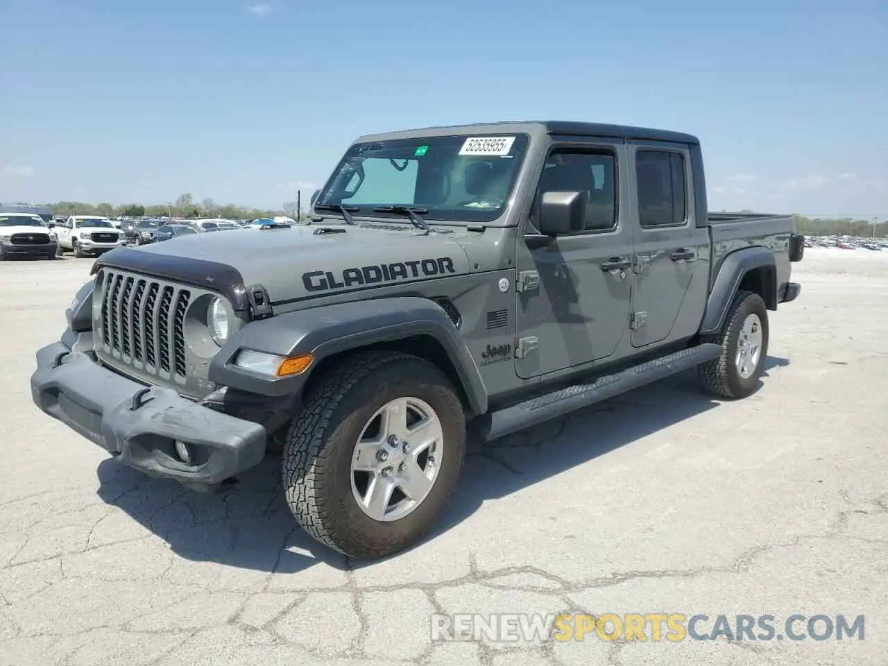 1 Photograph of a damaged car 1C6HJTAG3LL217002 JEEP GLADIATOR 2020
