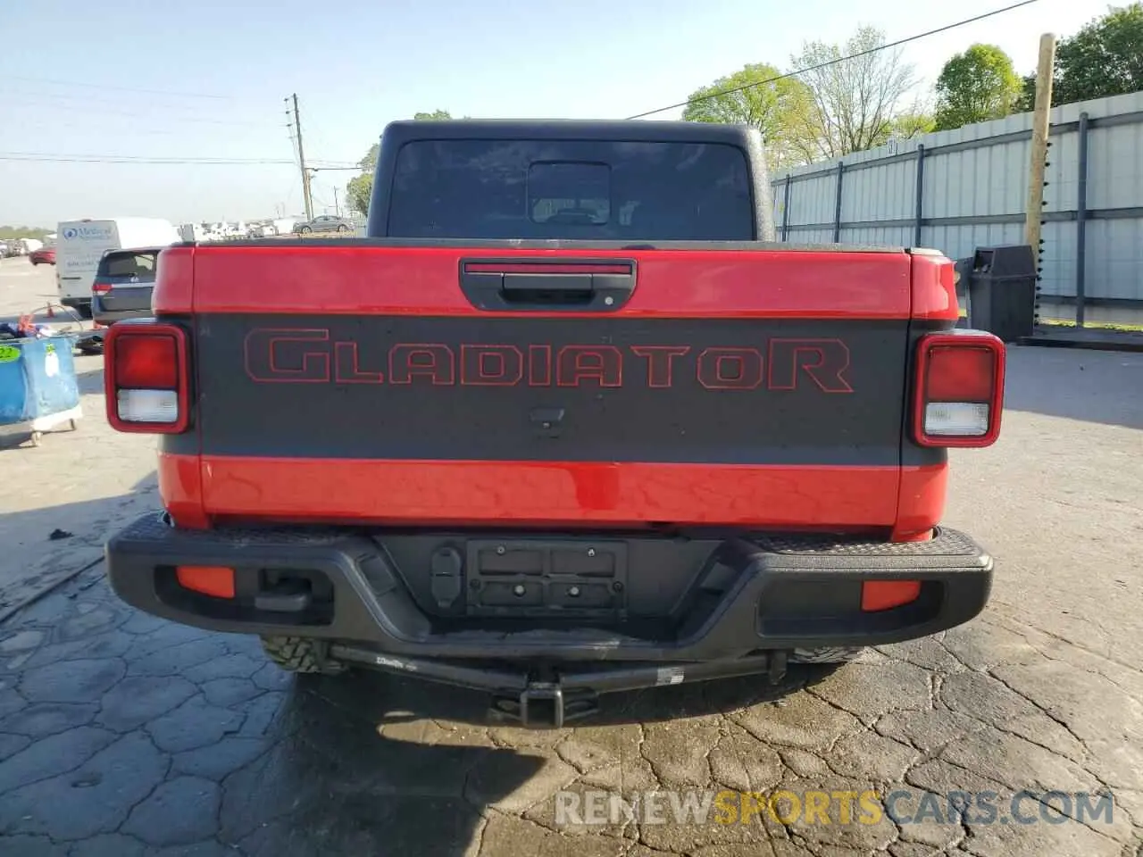 6 Photograph of a damaged car 1C6HJTAG4LL162110 JEEP GLADIATOR 2020