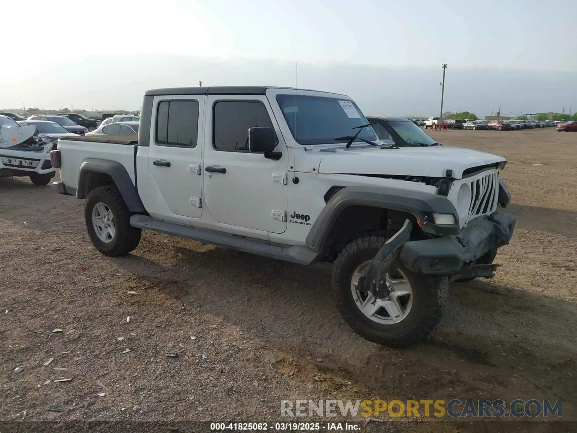 1 Photograph of a damaged car 1C6HJTAG5LL141251 JEEP GLADIATOR 2020