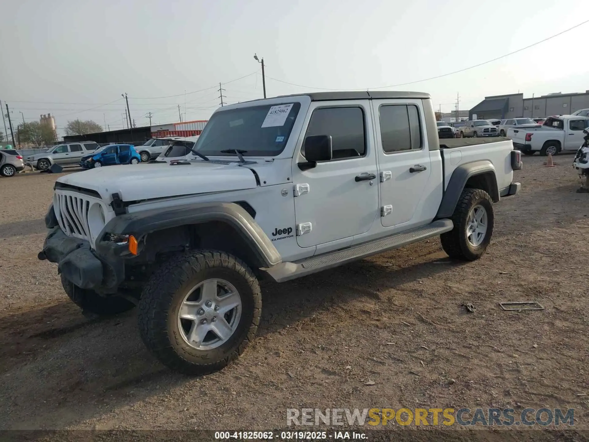 2 Photograph of a damaged car 1C6HJTAG5LL141251 JEEP GLADIATOR 2020
