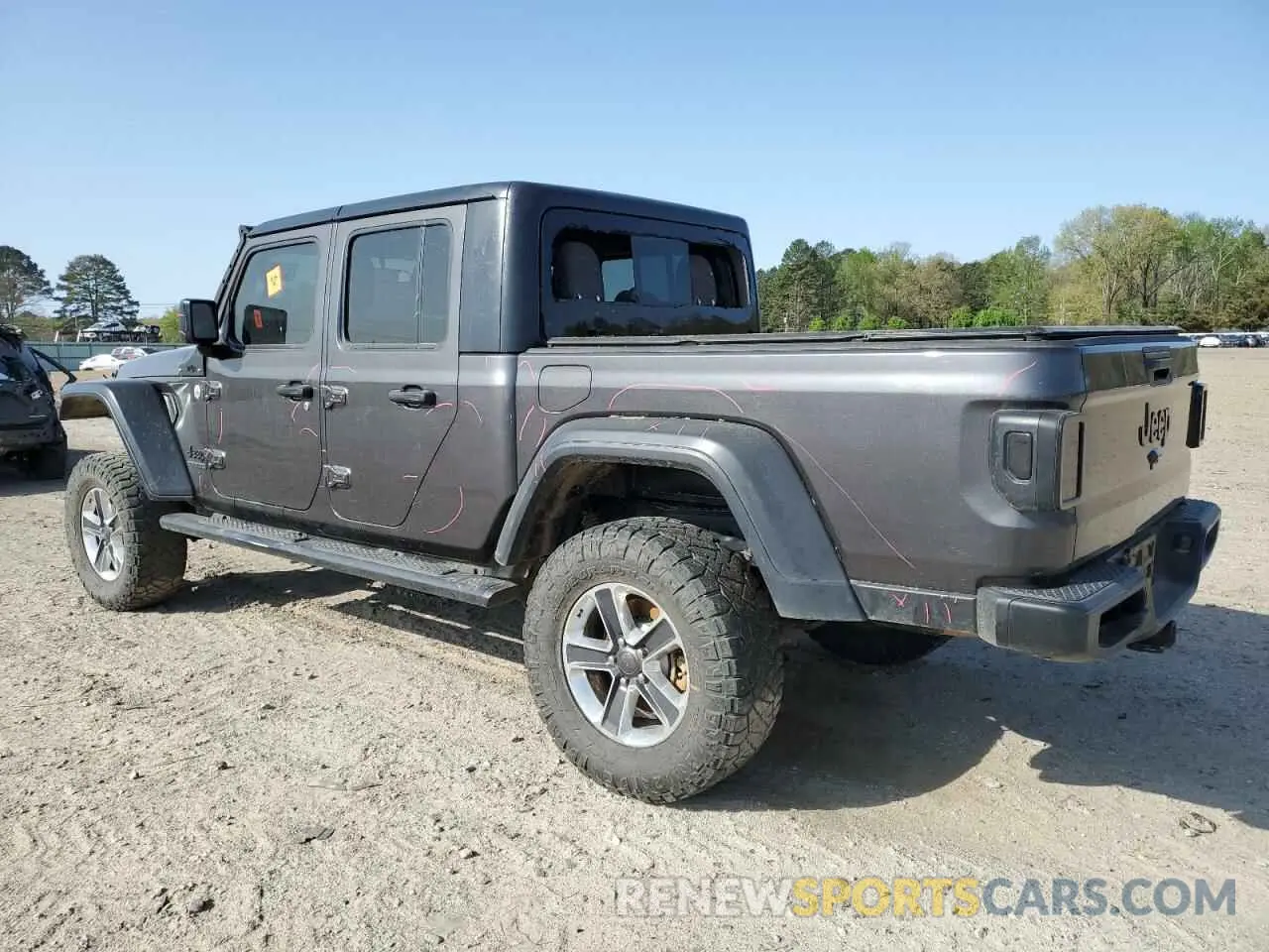 2 Photograph of a damaged car 1C6HJTAG5LL142030 JEEP GLADIATOR 2020
