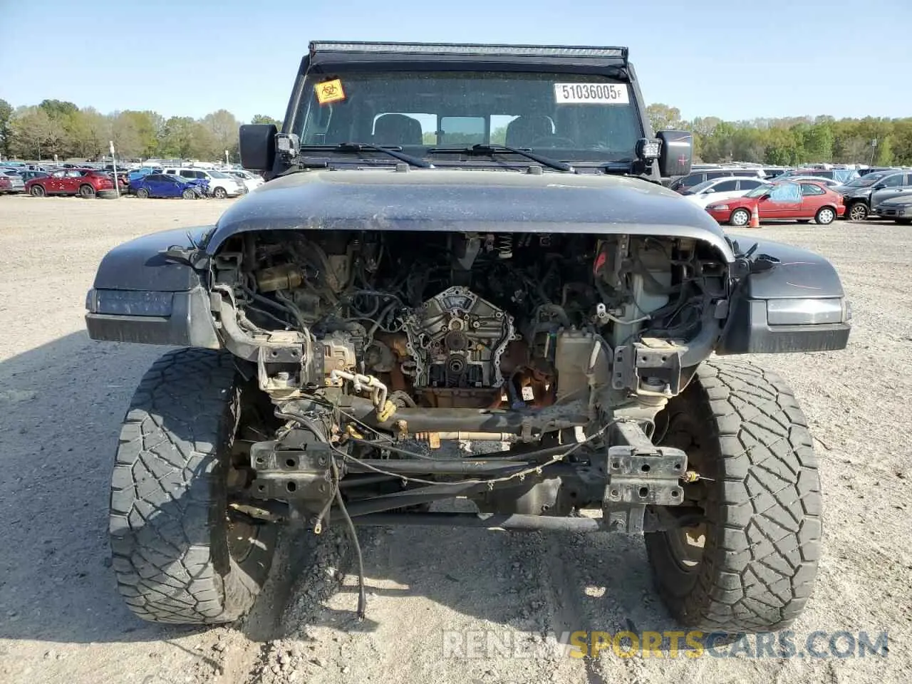 5 Photograph of a damaged car 1C6HJTAG5LL142030 JEEP GLADIATOR 2020