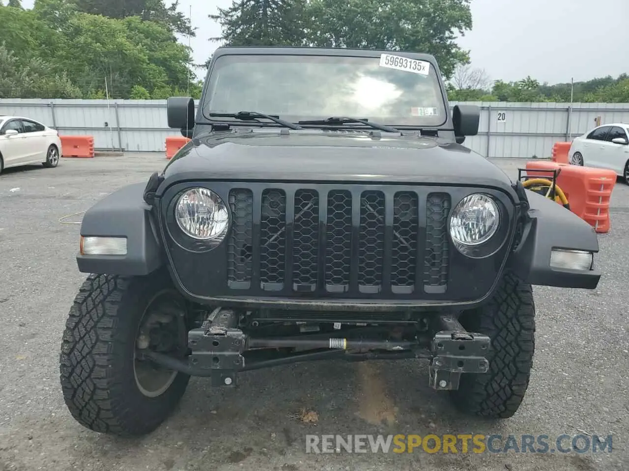5 Photograph of a damaged car 1C6HJTAG5LL144201 JEEP GLADIATOR 2020