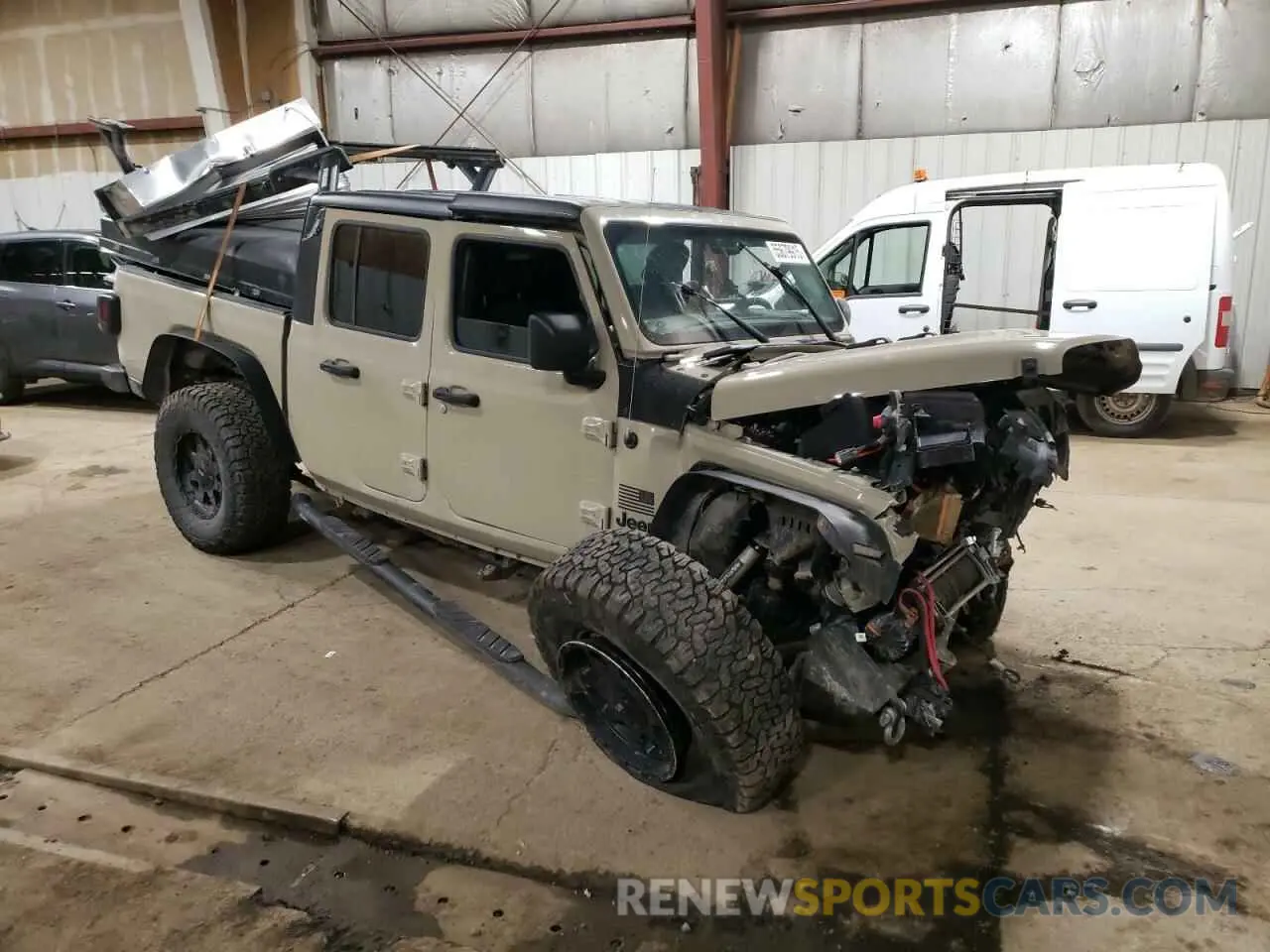 4 Photograph of a damaged car 1C6HJTAG5LL173357 JEEP GLADIATOR 2020