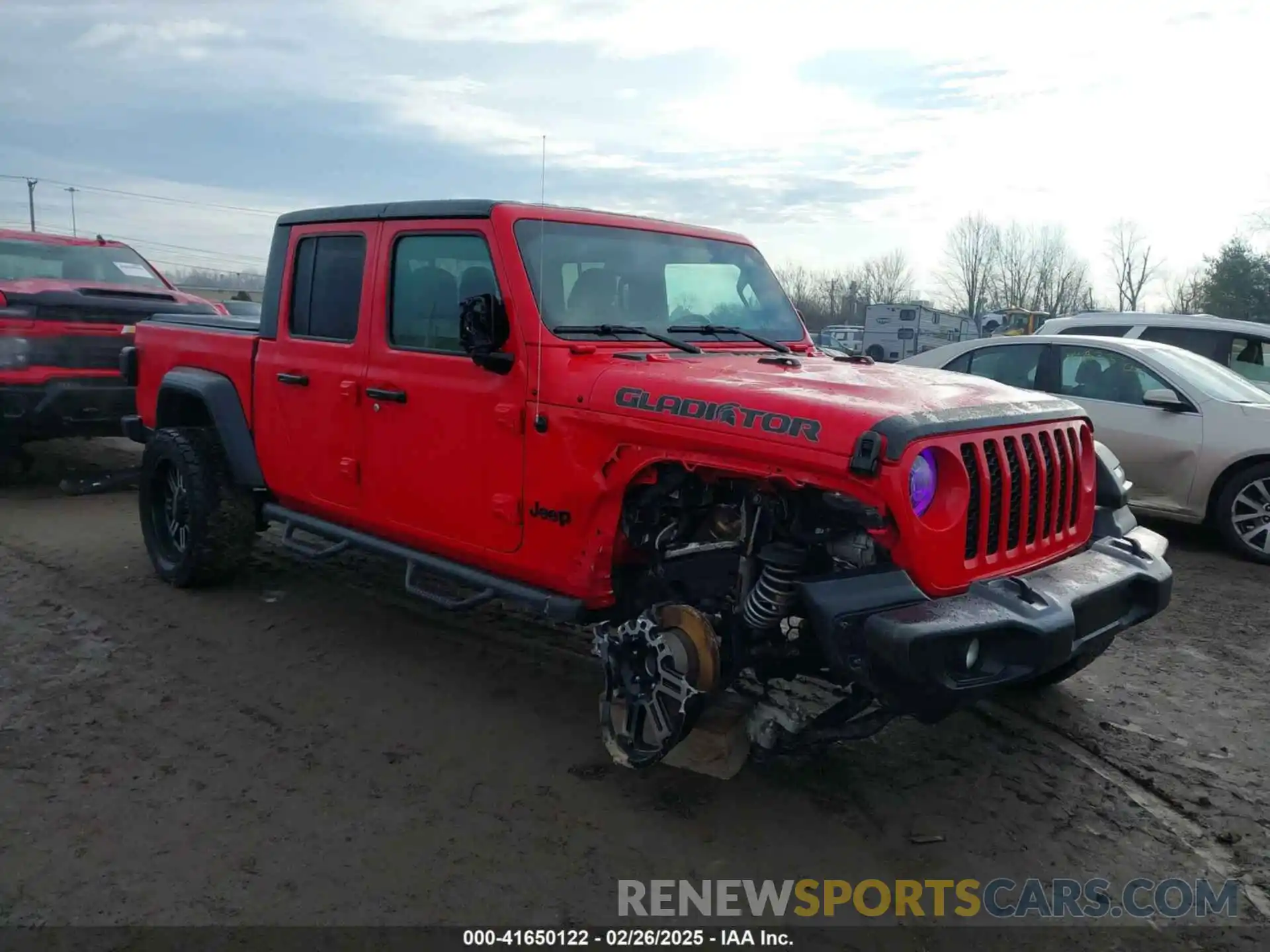 1 Photograph of a damaged car 1C6HJTAG6LL108338 JEEP GLADIATOR 2020