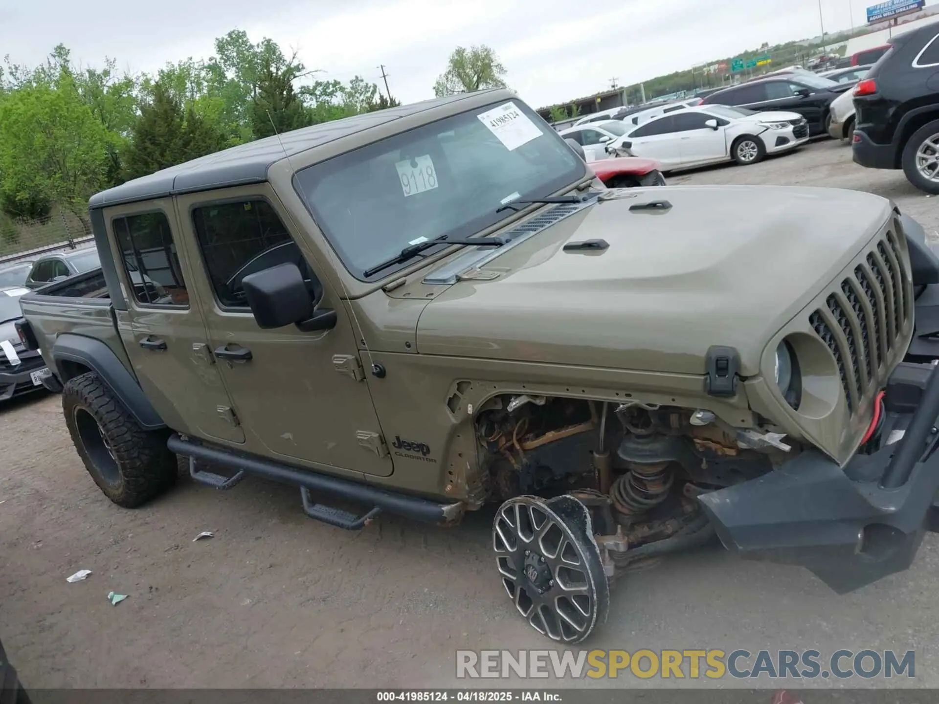 14 Photograph of a damaged car 1C6HJTAG6LL194671 JEEP GLADIATOR 2020