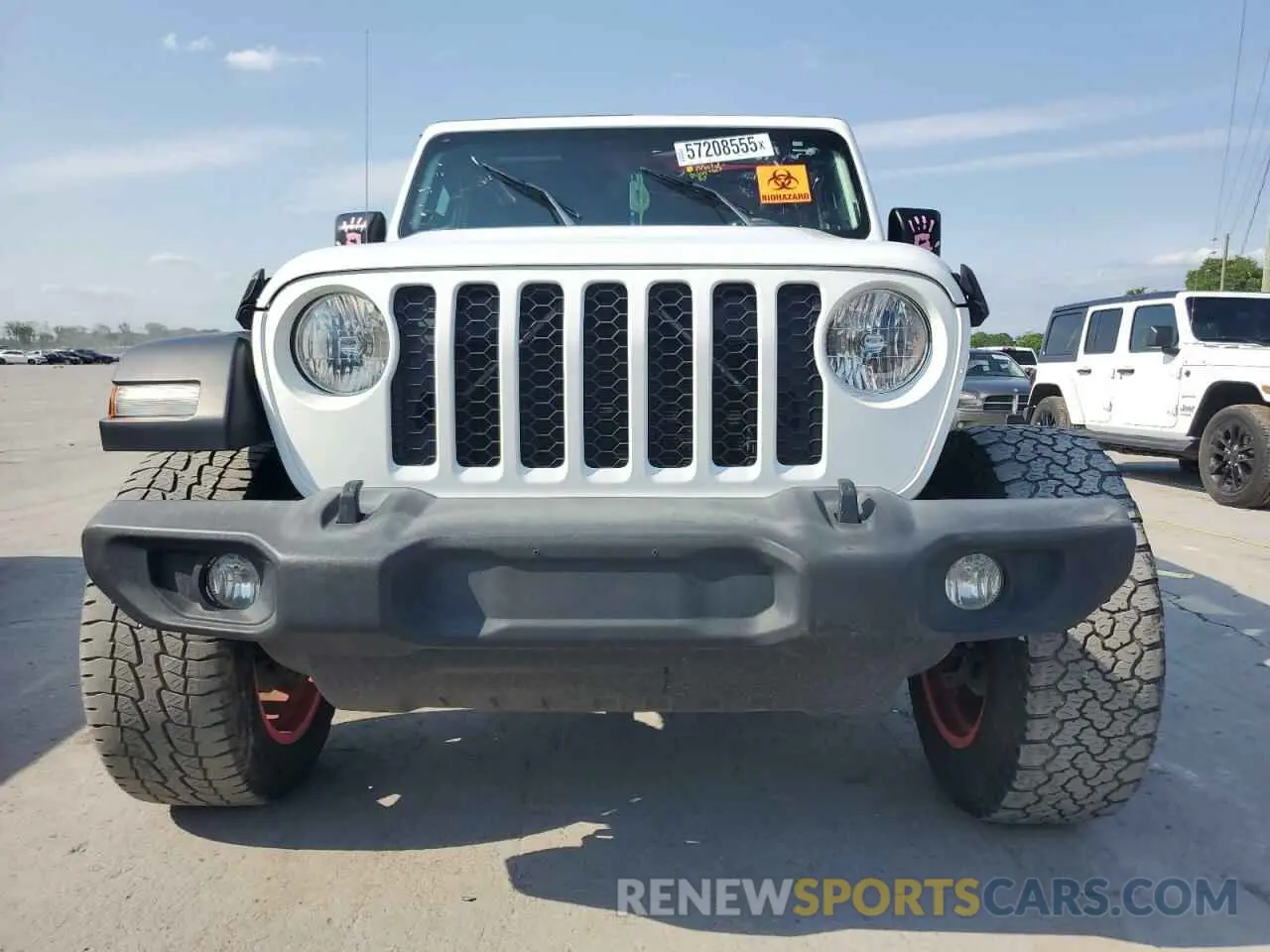 5 Photograph of a damaged car 1C6HJTAG8LL121995 JEEP GLADIATOR 2020