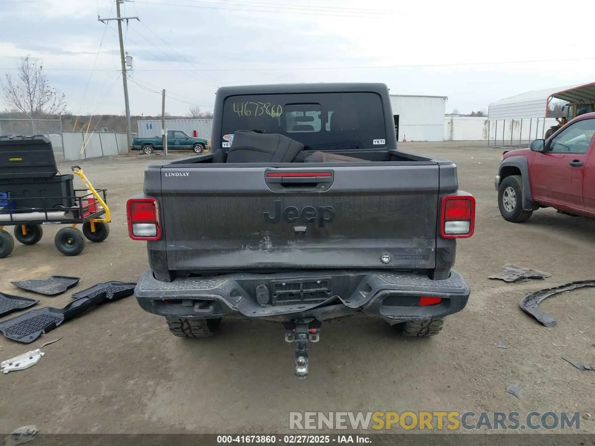 16 Photograph of a damaged car 1C6HJTAG8LL141535 JEEP GLADIATOR 2020