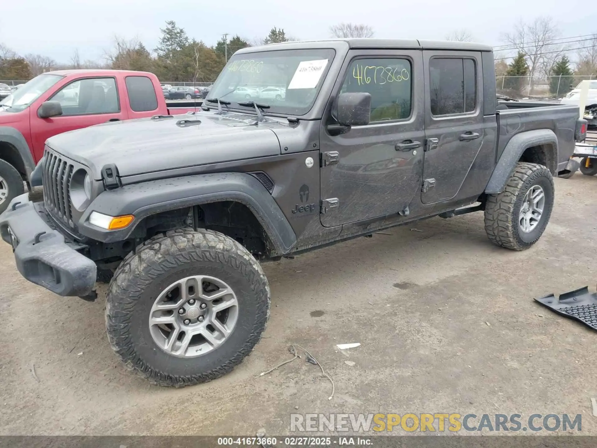 2 Photograph of a damaged car 1C6HJTAG8LL141535 JEEP GLADIATOR 2020
