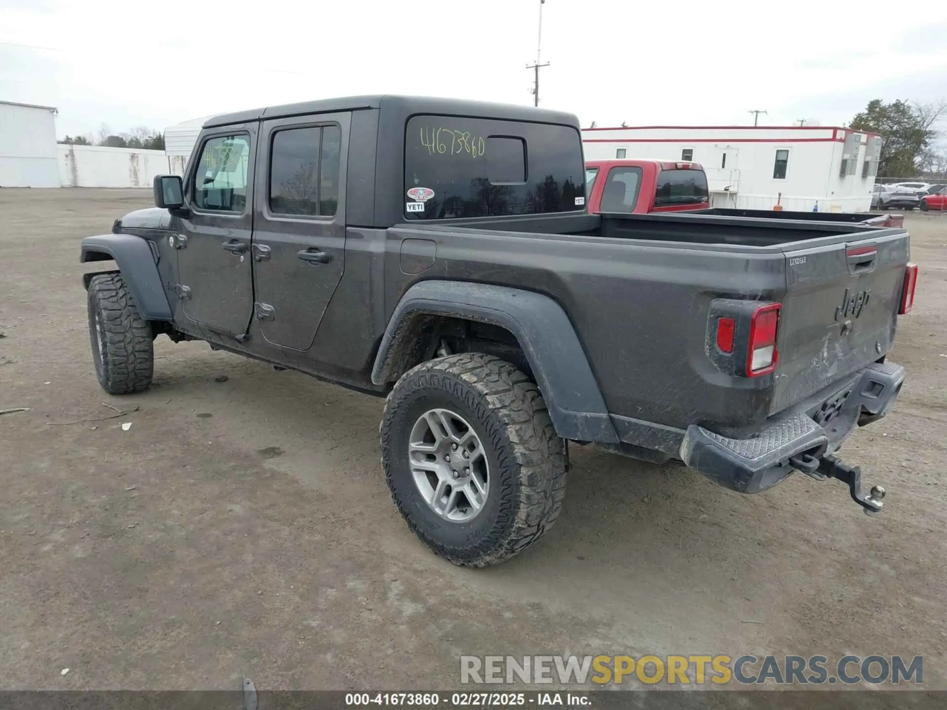 3 Photograph of a damaged car 1C6HJTAG8LL141535 JEEP GLADIATOR 2020
