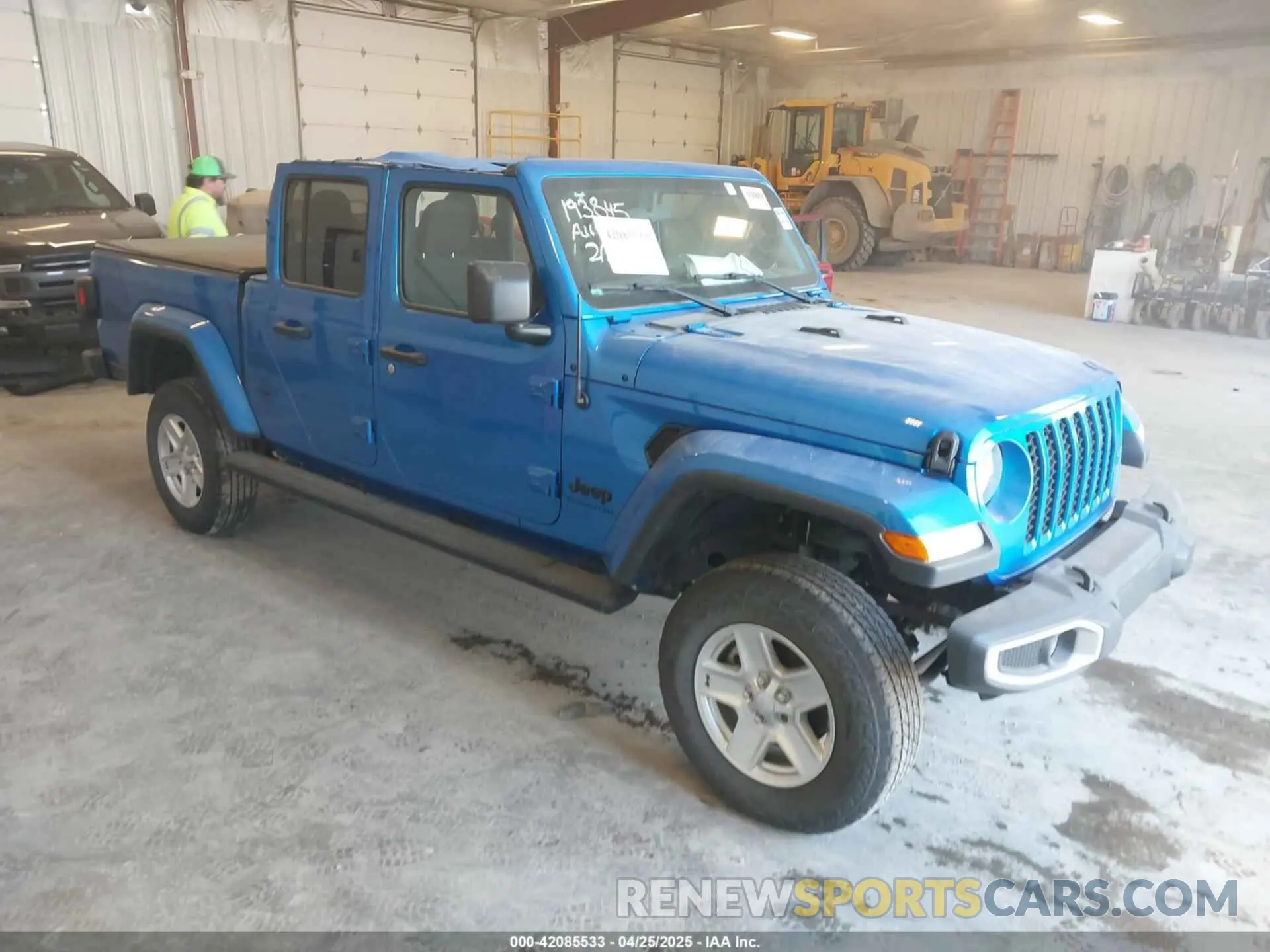 1 Photograph of a damaged car 1C6HJTAG8LL193845 JEEP GLADIATOR 2020