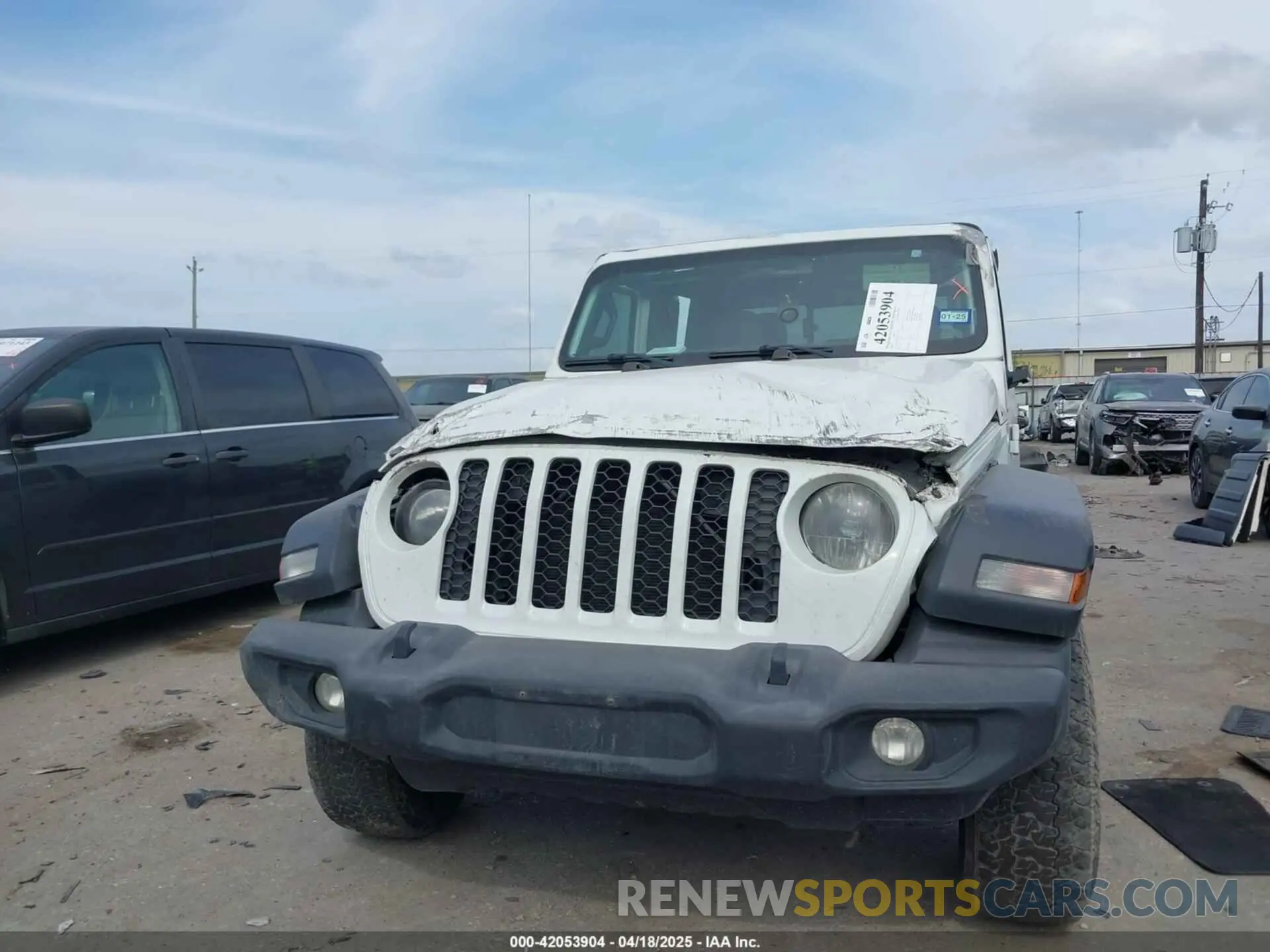 6 Photograph of a damaged car 1C6HJTAG9LL161535 JEEP GLADIATOR 2020