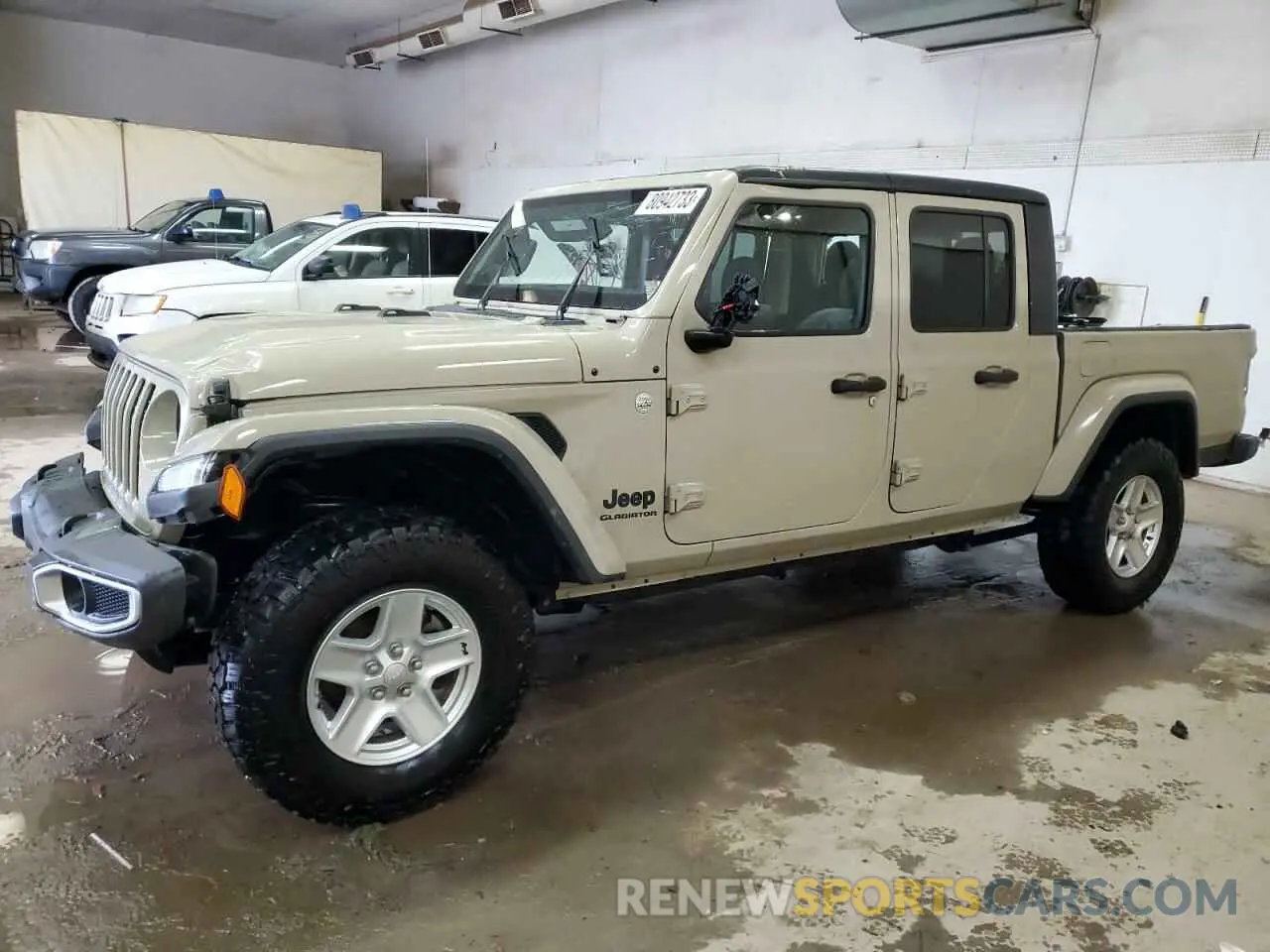 1 Photograph of a damaged car 1C6HJTAG9LL194549 JEEP GLADIATOR 2020