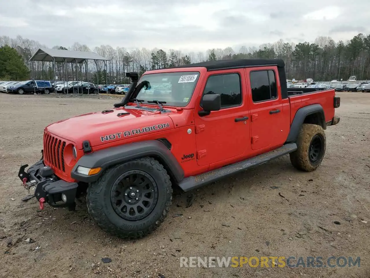1 Photograph of a damaged car 1C6HJTAGXLL101425 JEEP GLADIATOR 2020