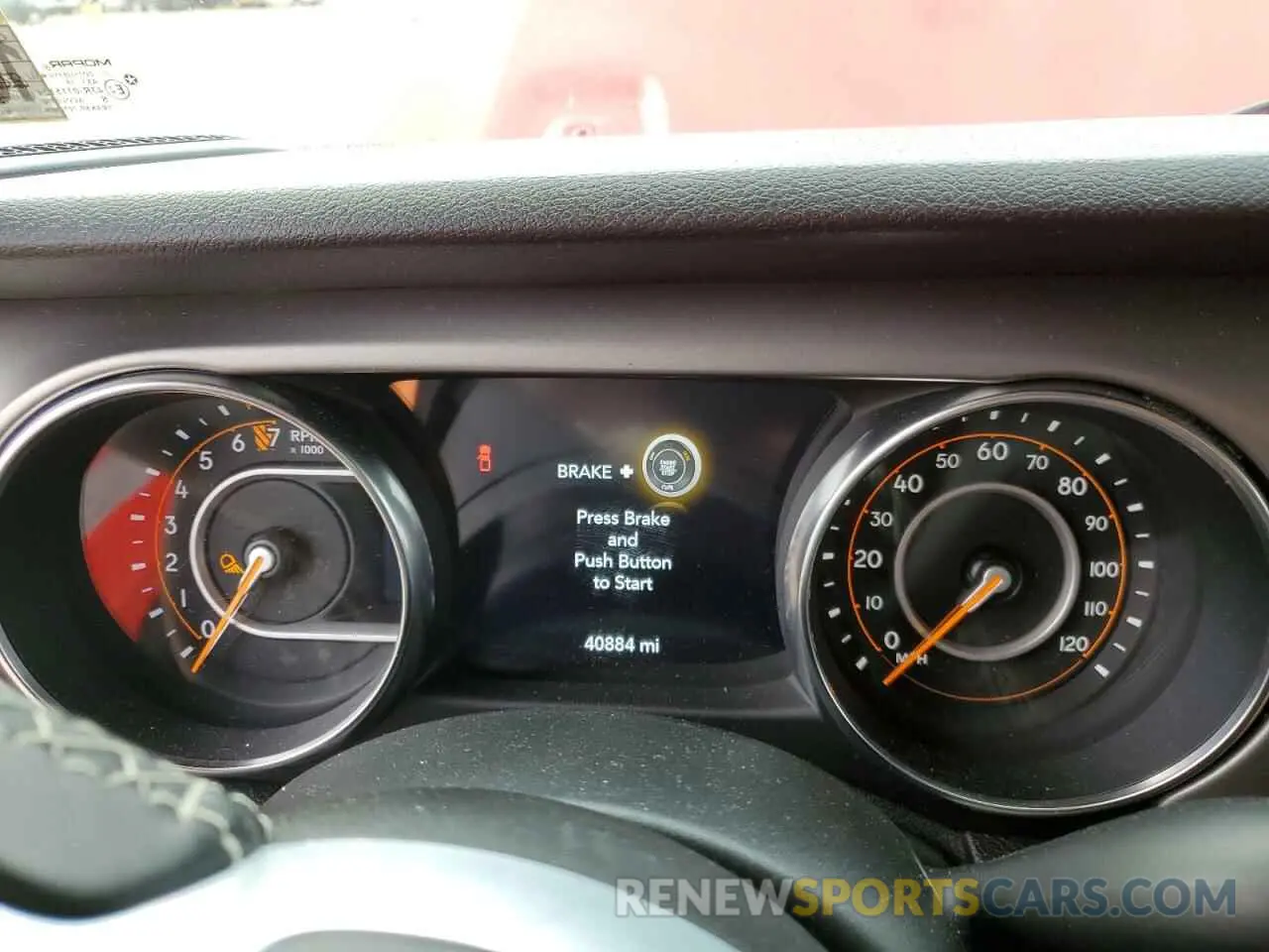 9 Photograph of a damaged car 1C6HJTAGXLL101425 JEEP GLADIATOR 2020