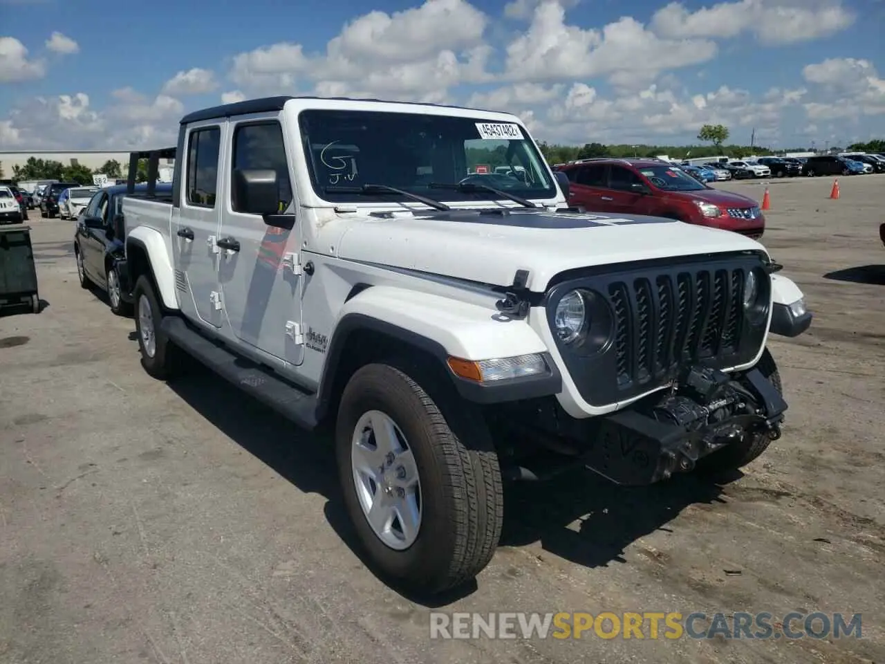 1 Photograph of a damaged car 1C6HJTFG0LL188857 JEEP GLADIATOR 2020
