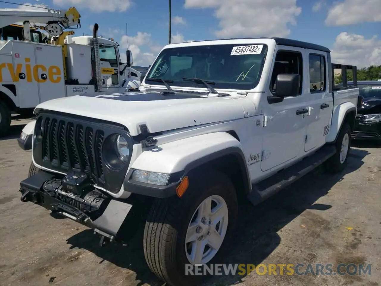2 Photograph of a damaged car 1C6HJTFG0LL188857 JEEP GLADIATOR 2020