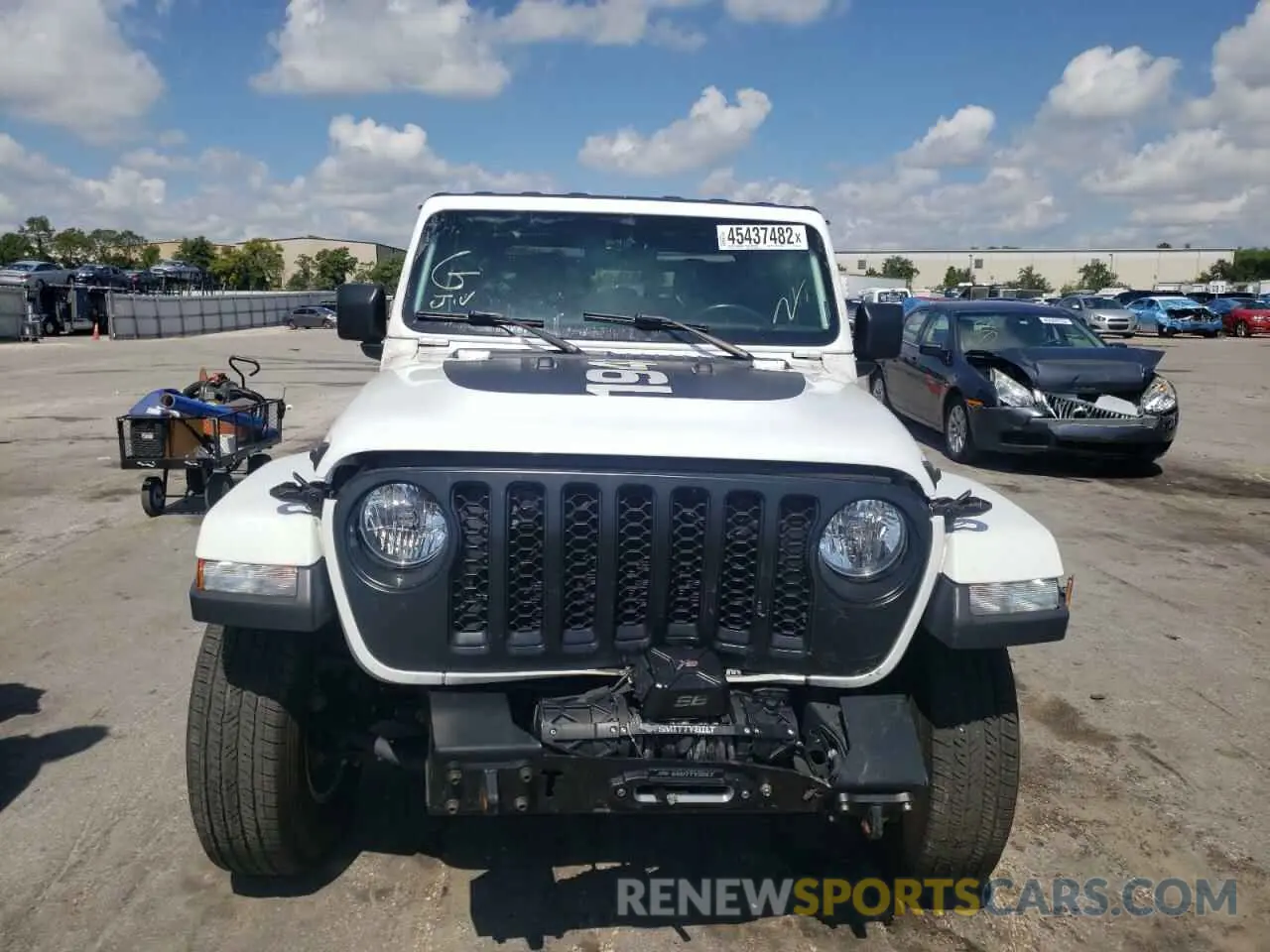 9 Photograph of a damaged car 1C6HJTFG0LL188857 JEEP GLADIATOR 2020