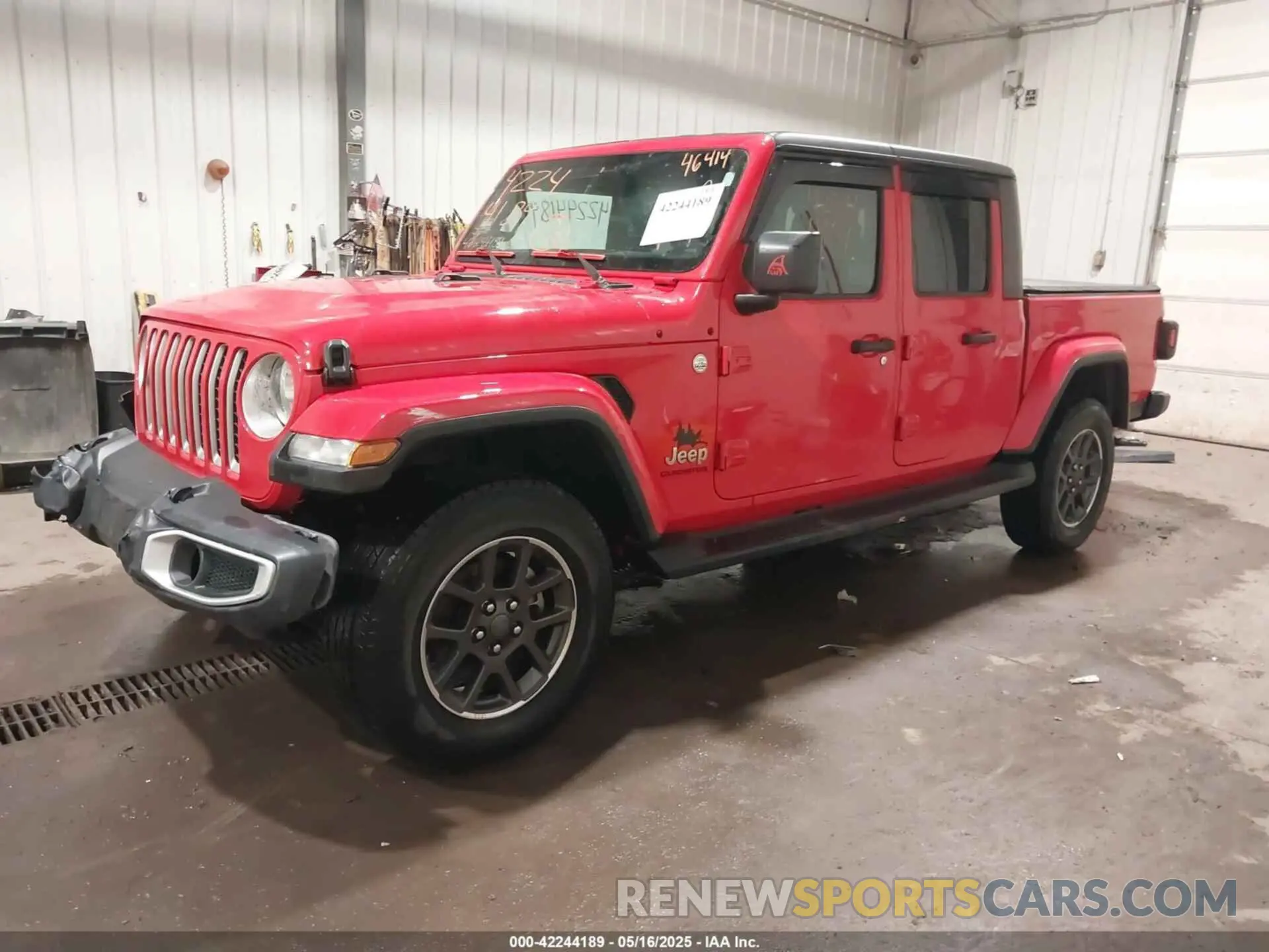 2 Photograph of a damaged car 1C6HJTFG1LL129994 JEEP GLADIATOR 2020