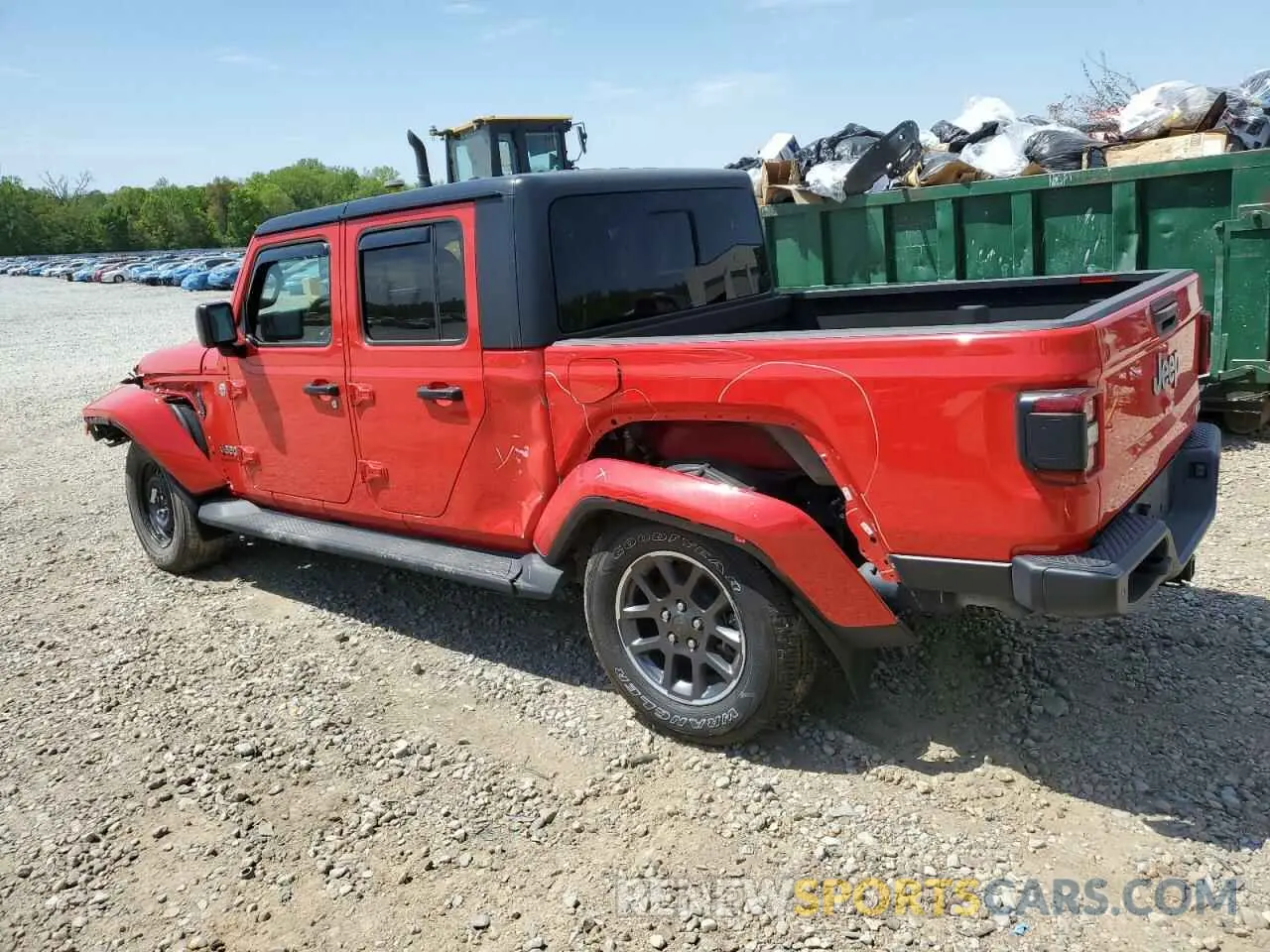 2 Photograph of a damaged car 1C6HJTFG1LL198586 JEEP GLADIATOR 2020