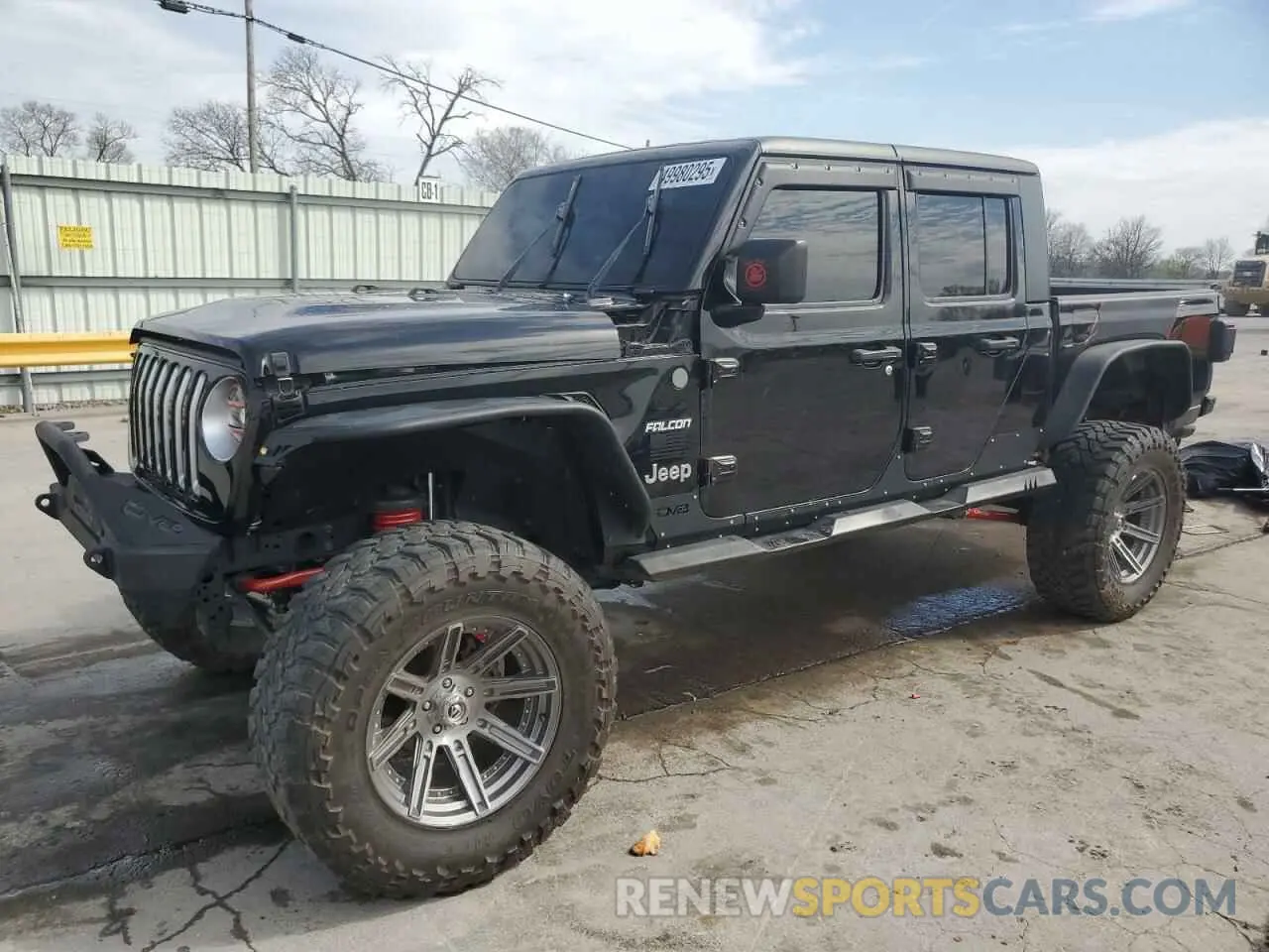 1 Photograph of a damaged car 1C6HJTFG4LL137667 JEEP GLADIATOR 2020
