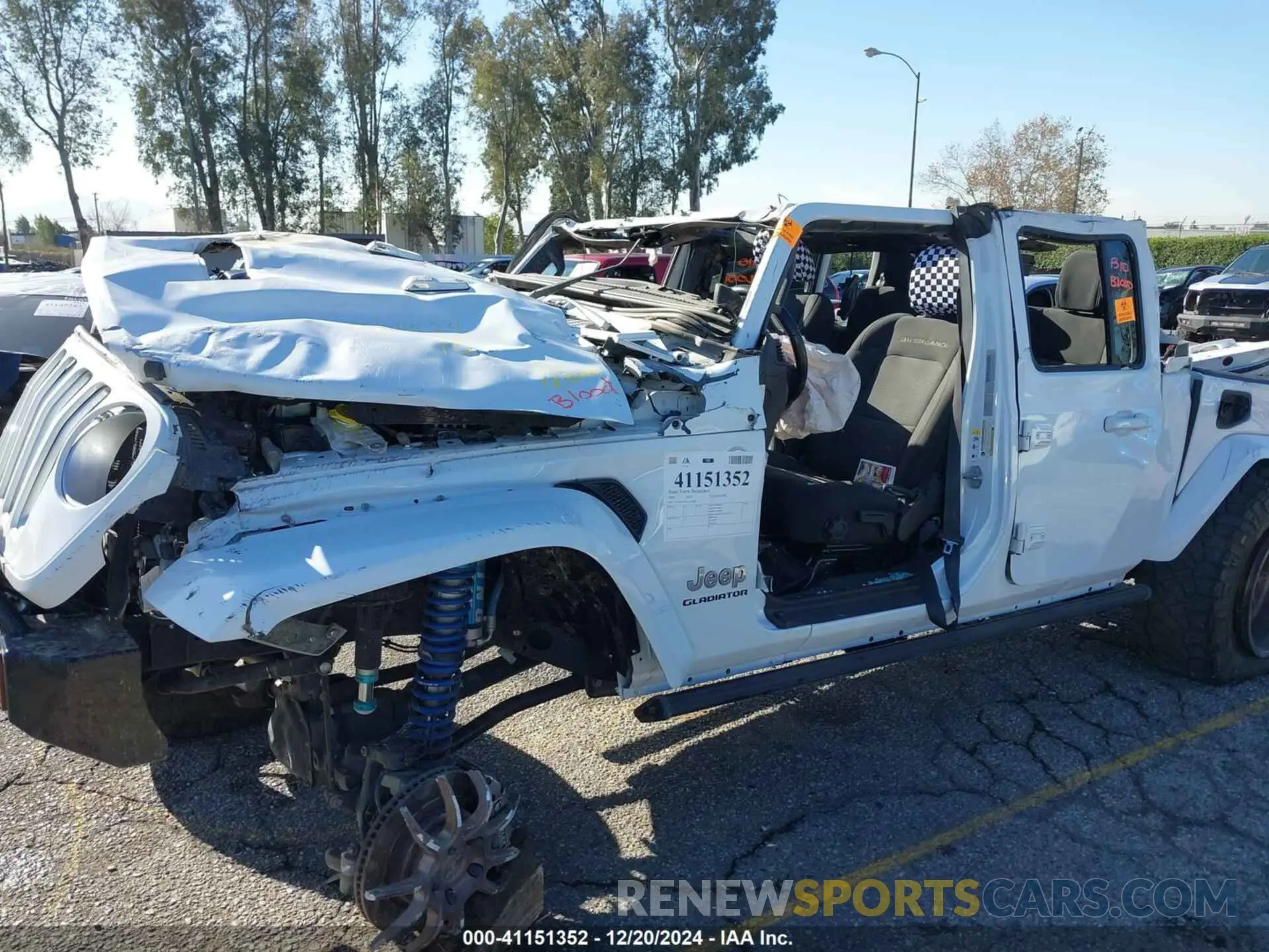 6 Photograph of a damaged car 1C6HJTFGXLL127886 JEEP GLADIATOR 2020