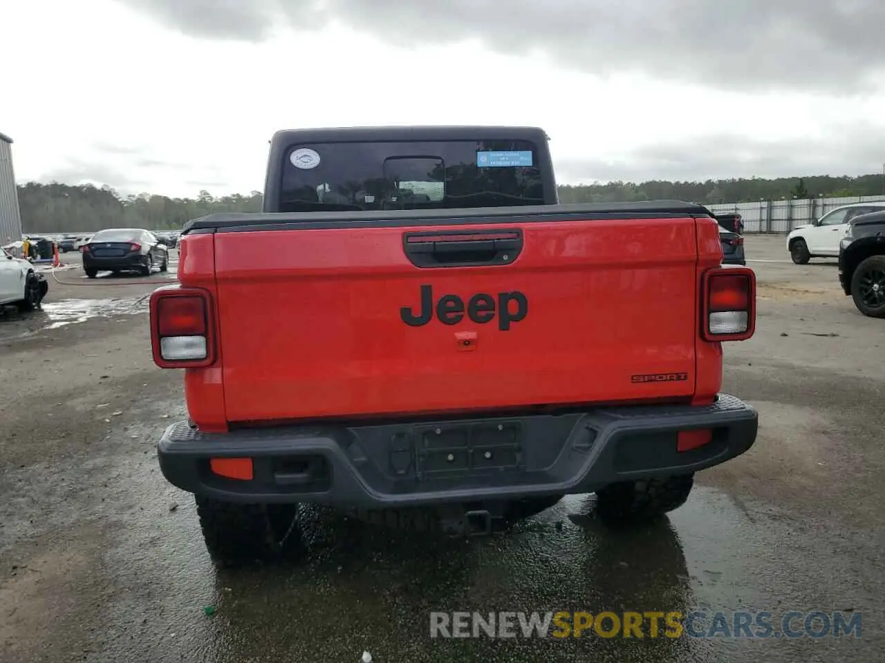 6 Photograph of a damaged car 1C6JJTAG0LL120096 JEEP GLADIATOR 2020