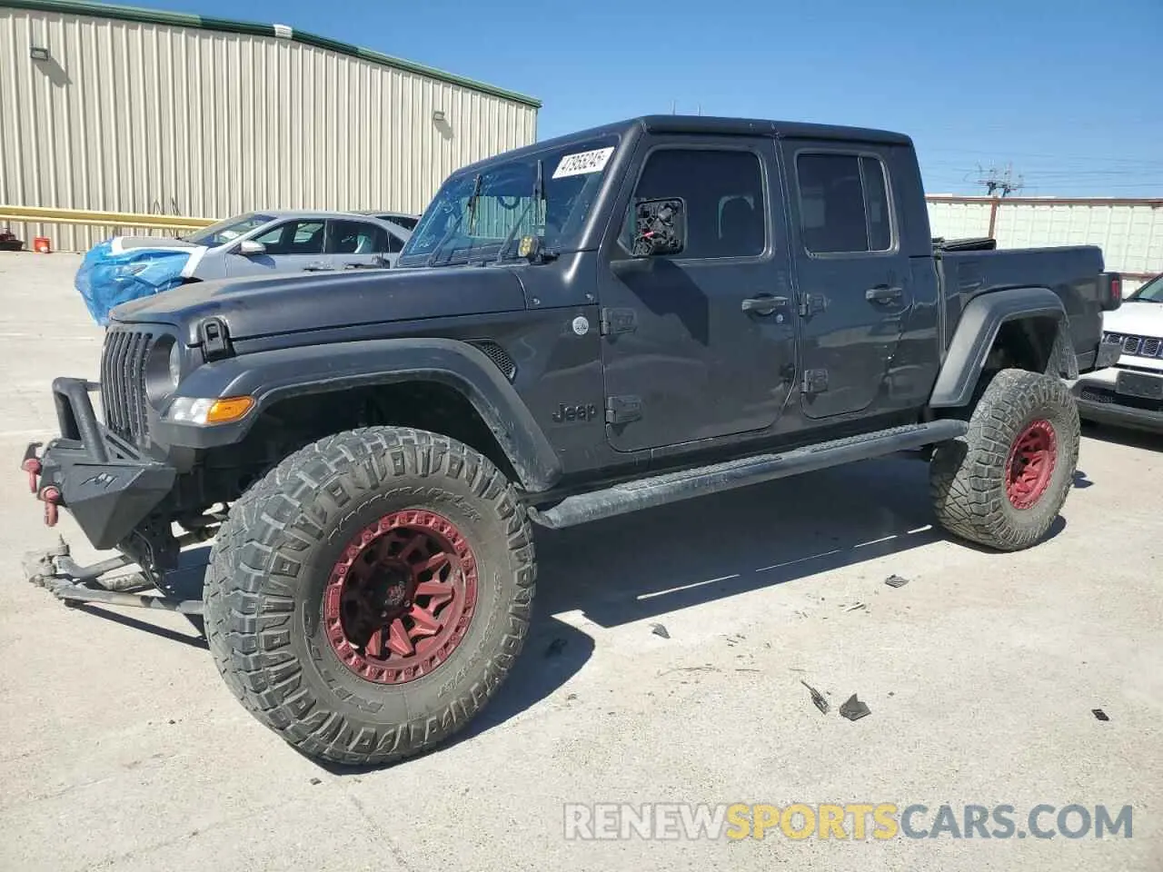 1 Photograph of a damaged car 1C6JJTAG4LL184187 JEEP GLADIATOR 2020