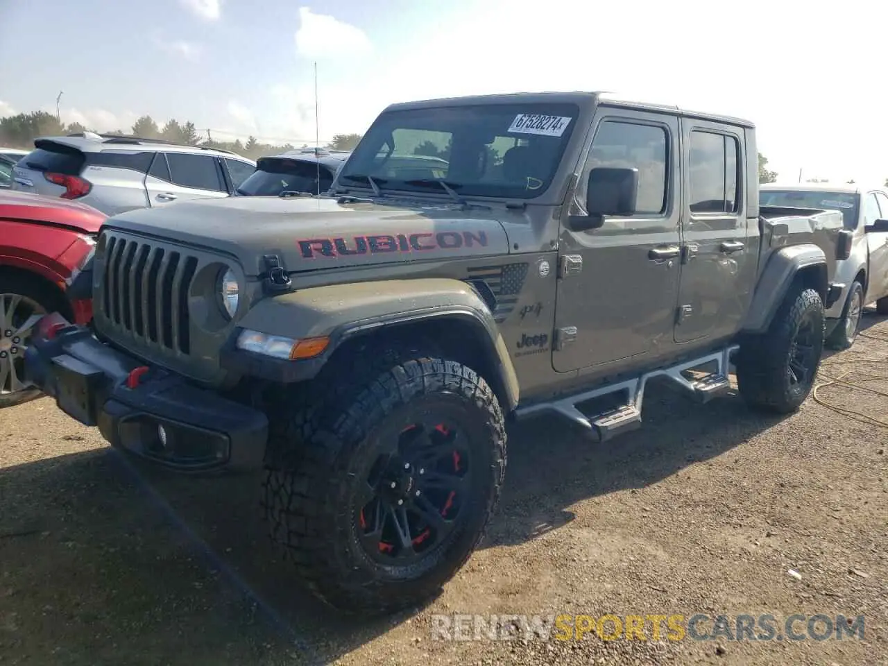 1 Photograph of a damaged car 1C6JJTAG4LL216314 JEEP GLADIATOR 2020
