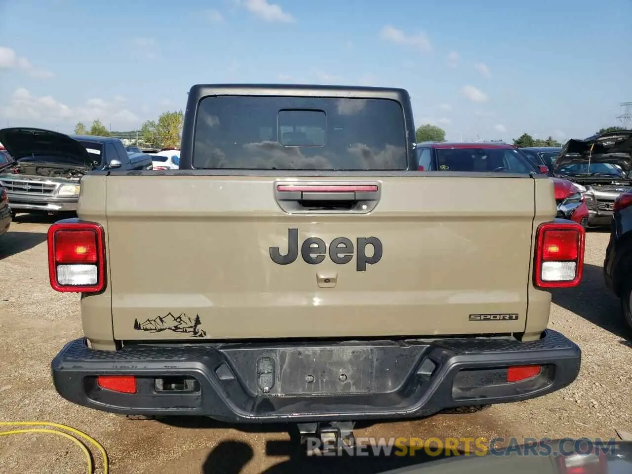 6 Photograph of a damaged car 1C6JJTAG4LL216314 JEEP GLADIATOR 2020