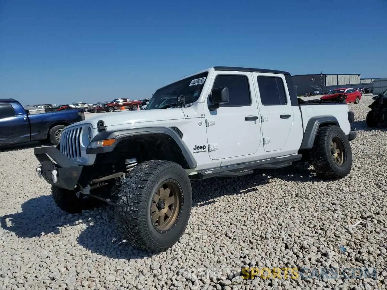 1 Photograph of a damaged car 1C6JJTAG5LL116366 JEEP GLADIATOR 2020