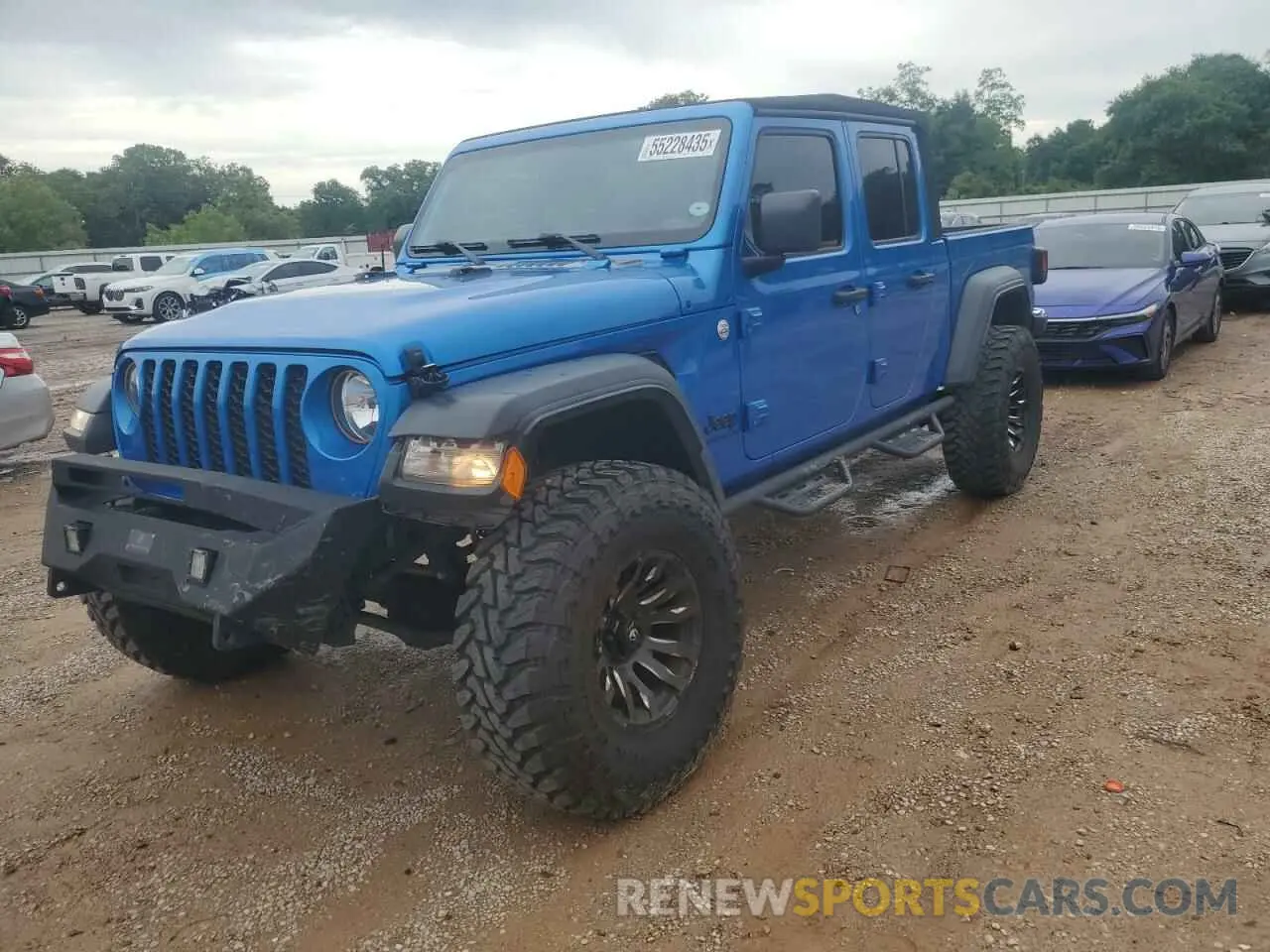1 Photograph of a damaged car 1C6JJTAGXLL171914 JEEP GLADIATOR 2020