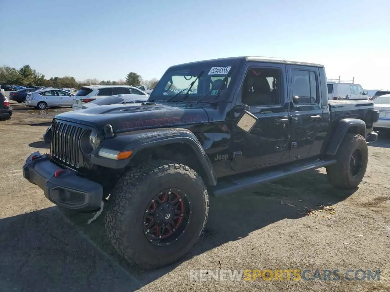 1 Photograph of a damaged car 1C6JJTBG0LL135826 JEEP GLADIATOR 2020