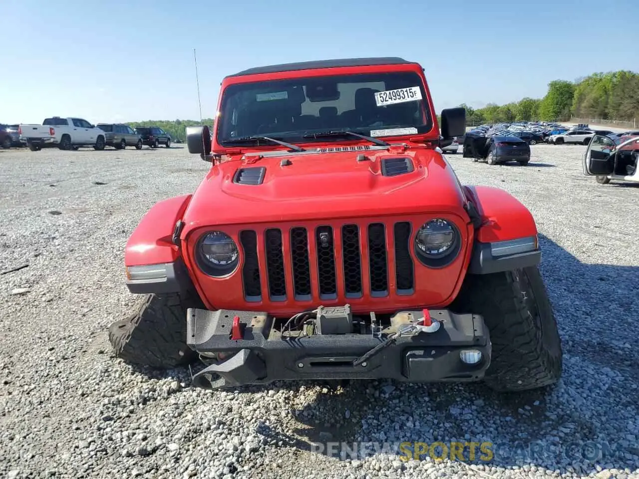 5 Photograph of a damaged car 1C6JJTBG0LL136507 JEEP GLADIATOR 2020