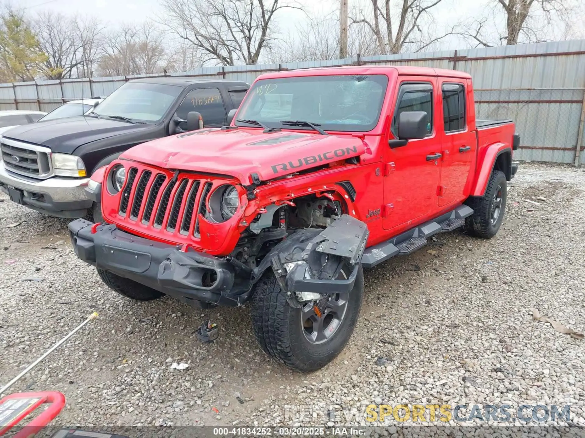2 Photograph of a damaged car 1C6JJTBG1LL168379 JEEP GLADIATOR 2020