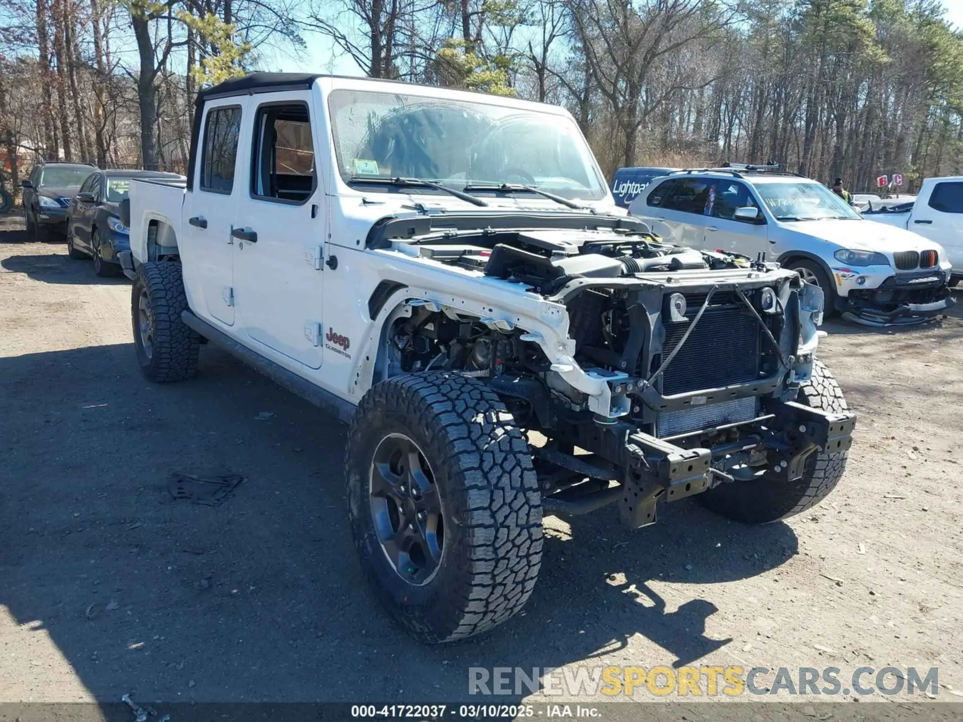 1 Photograph of a damaged car 1C6JJTBG1LL181875 JEEP GLADIATOR 2020