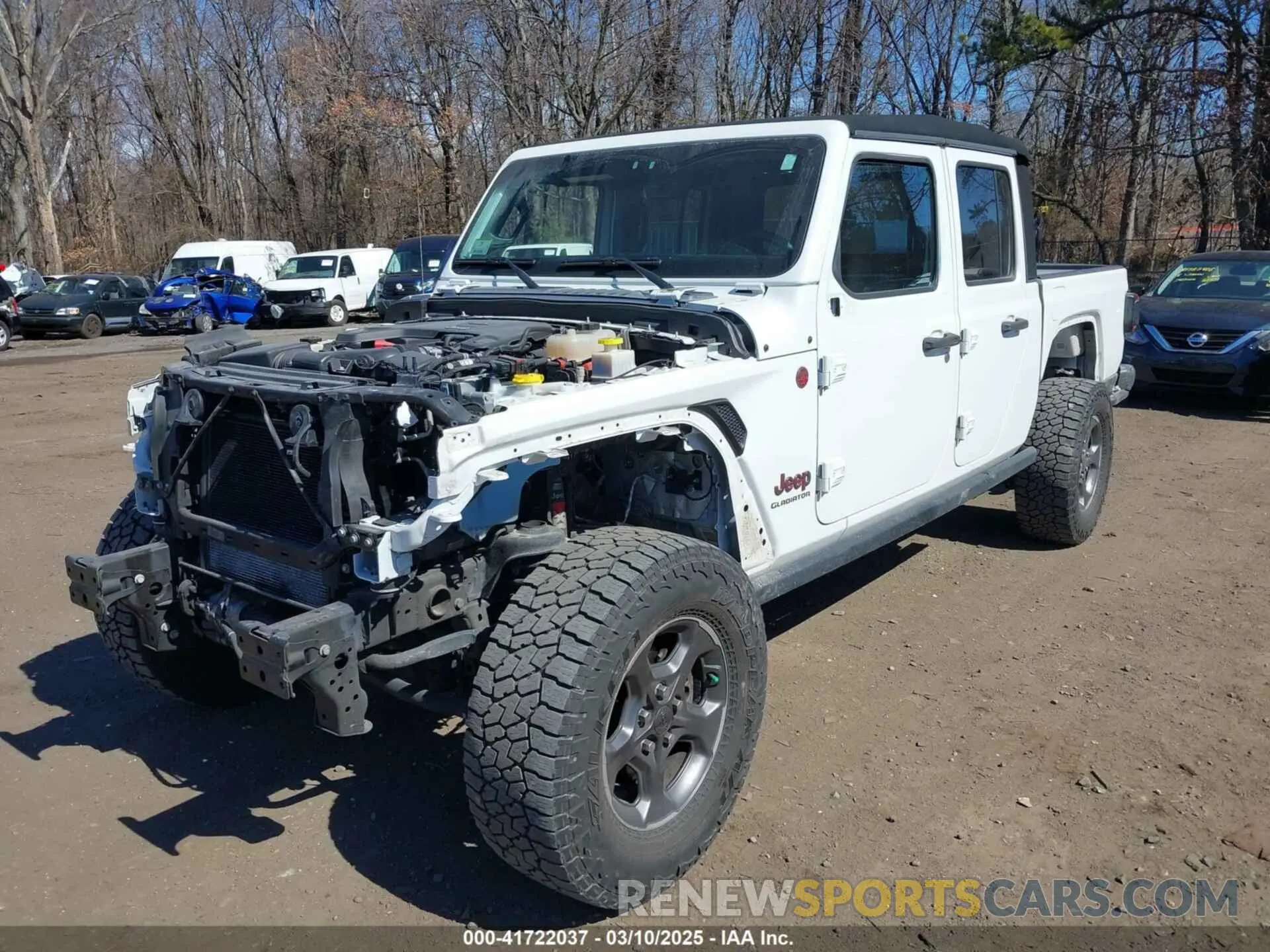 2 Photograph of a damaged car 1C6JJTBG1LL181875 JEEP GLADIATOR 2020